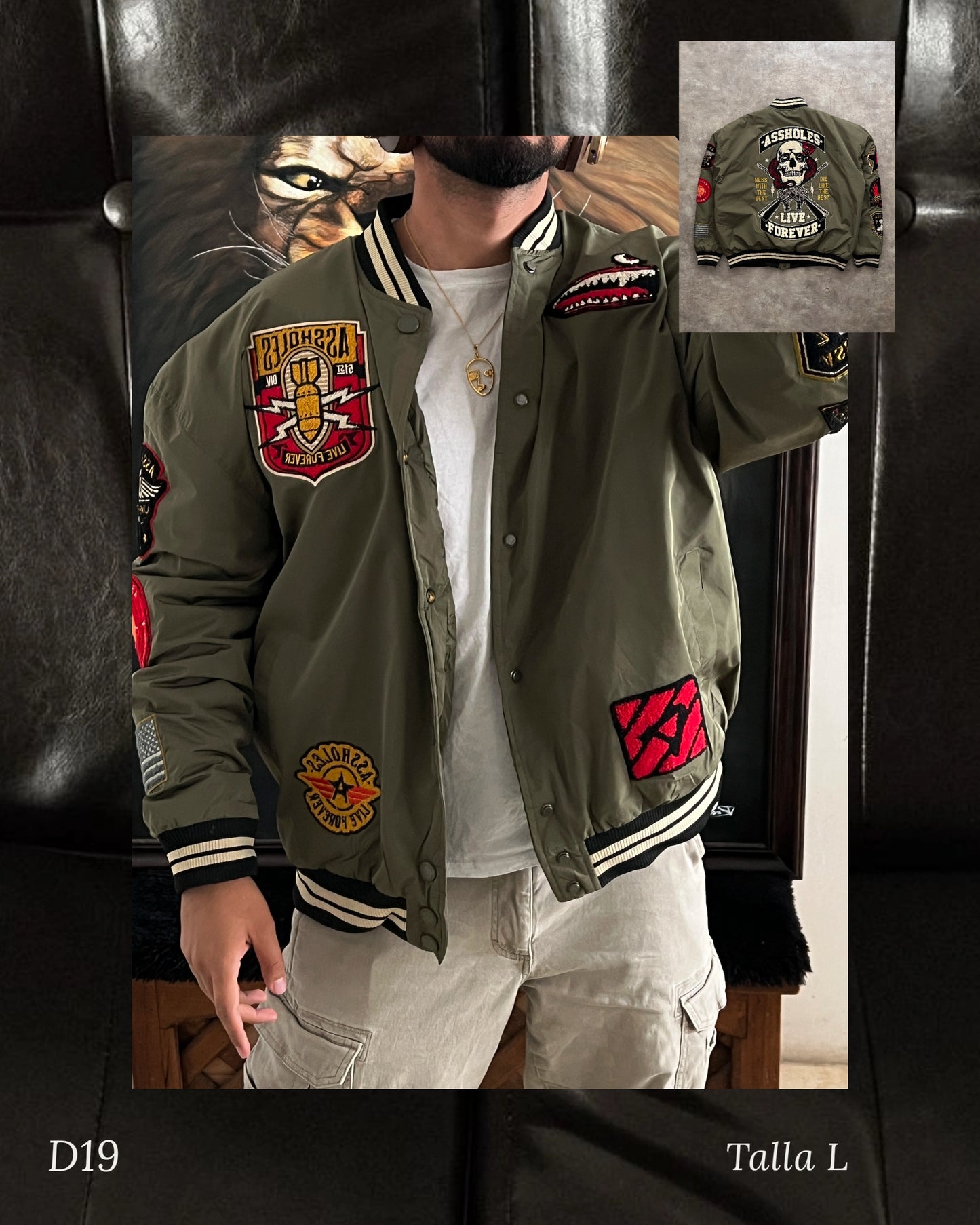 As#holes Bomber Jacket (L)