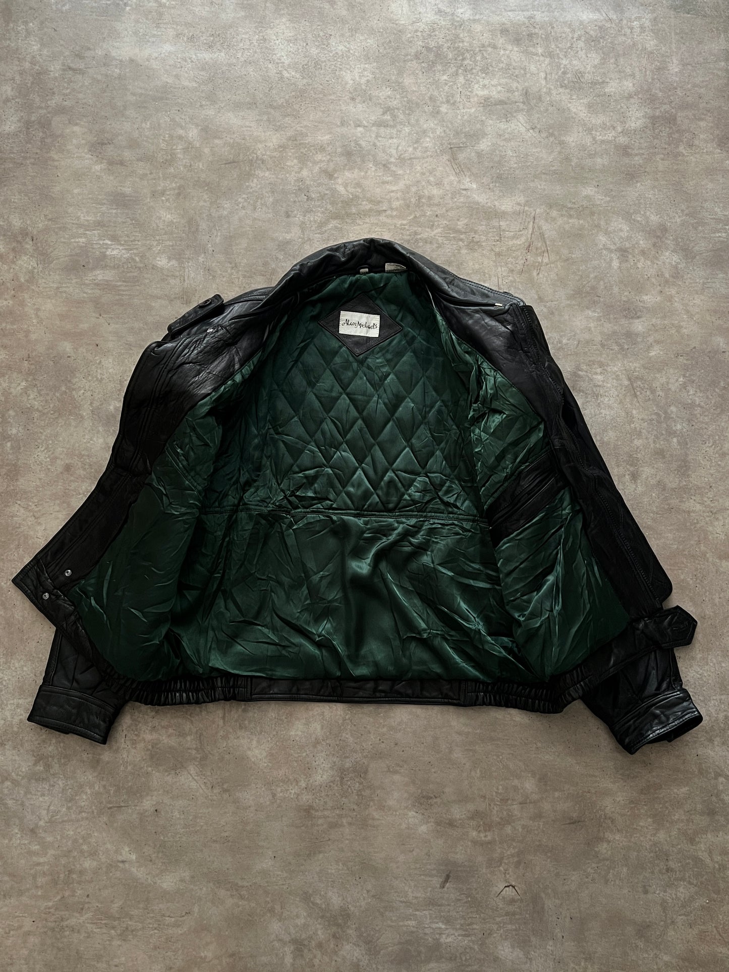 Bomber Leather Jacket (L)
