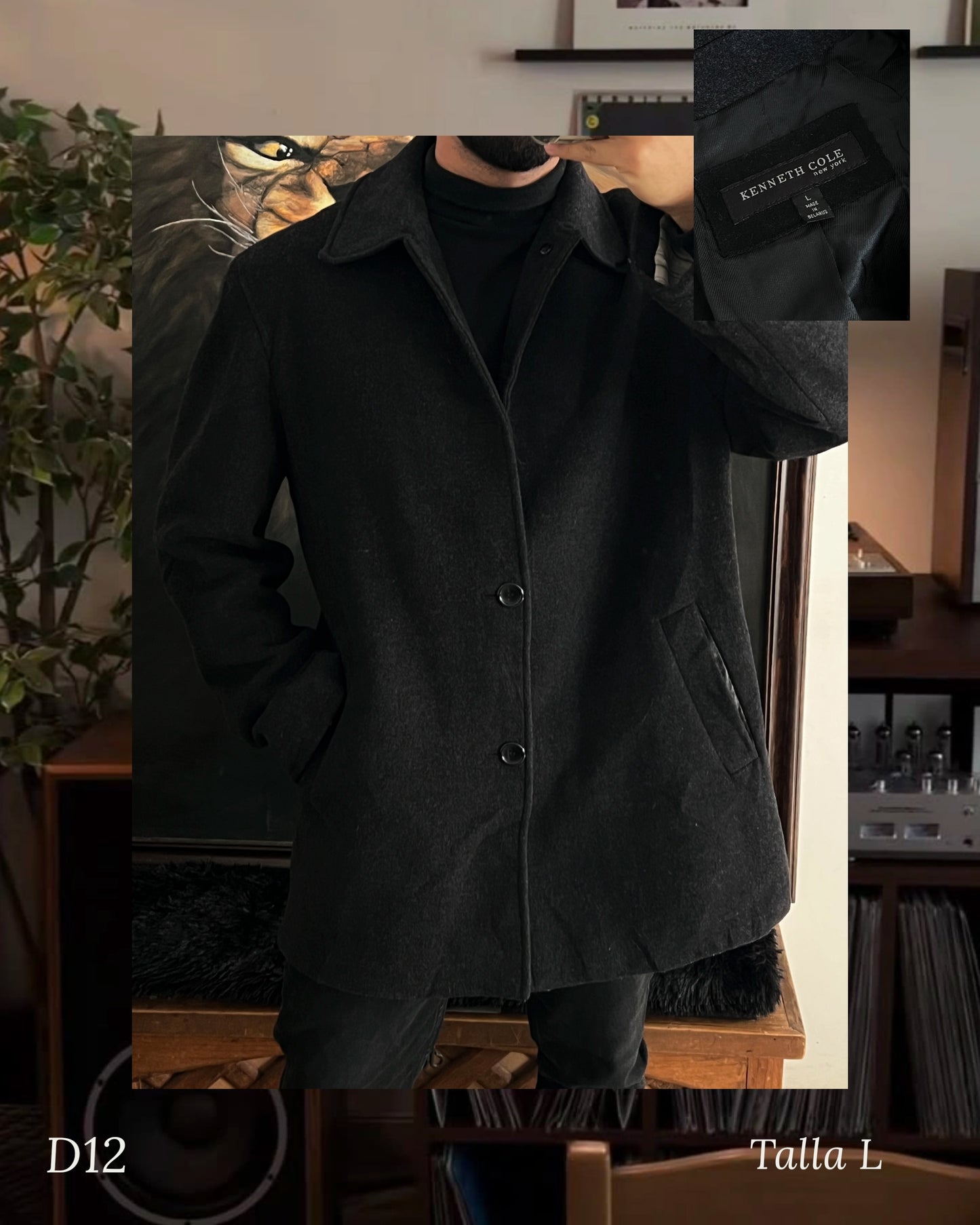 Wool Coat (L)