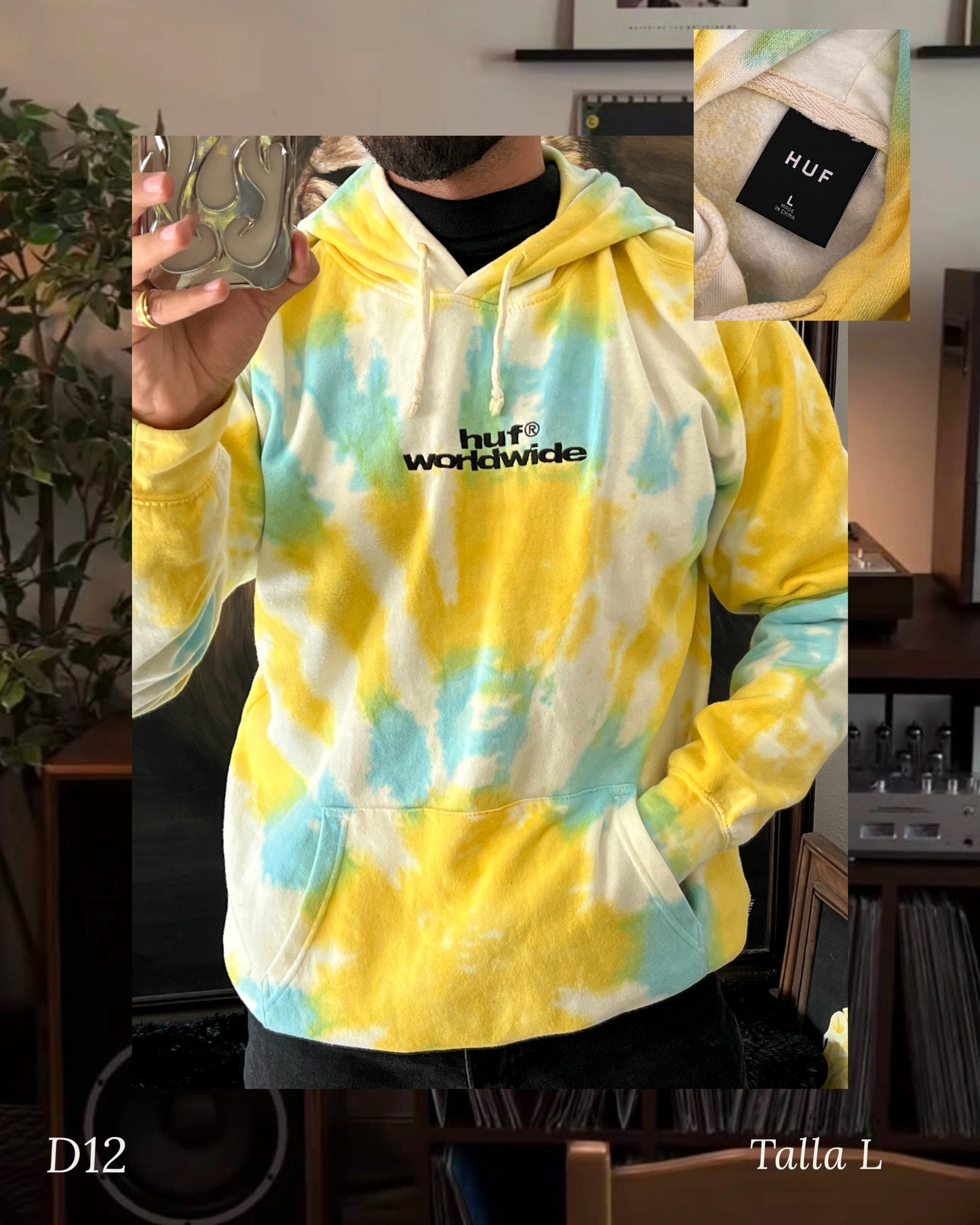 Hoodie Huf Worlwide (L)