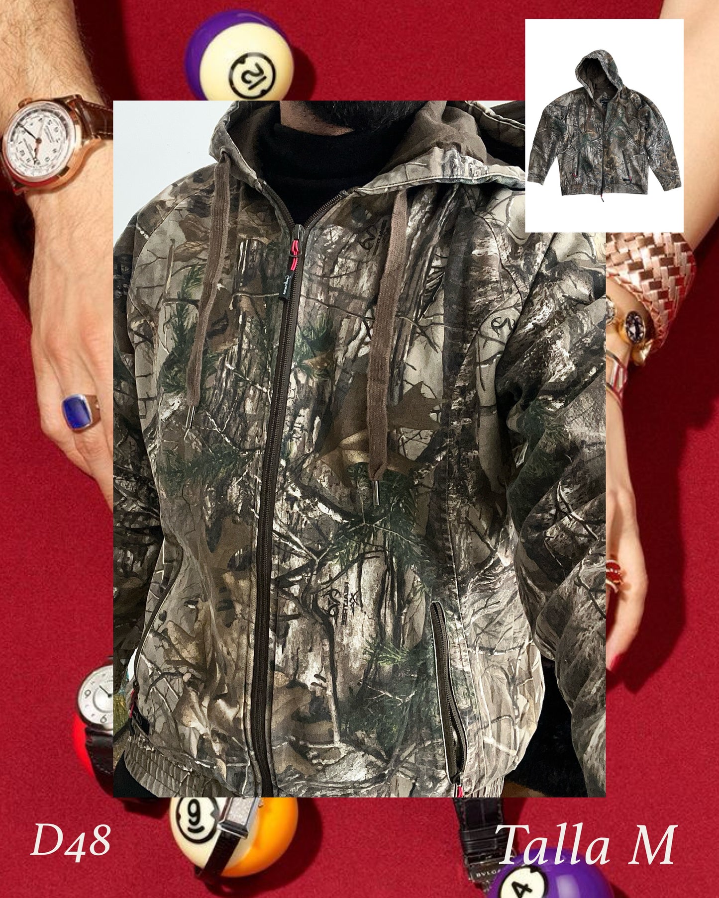 Camo jacket (M)