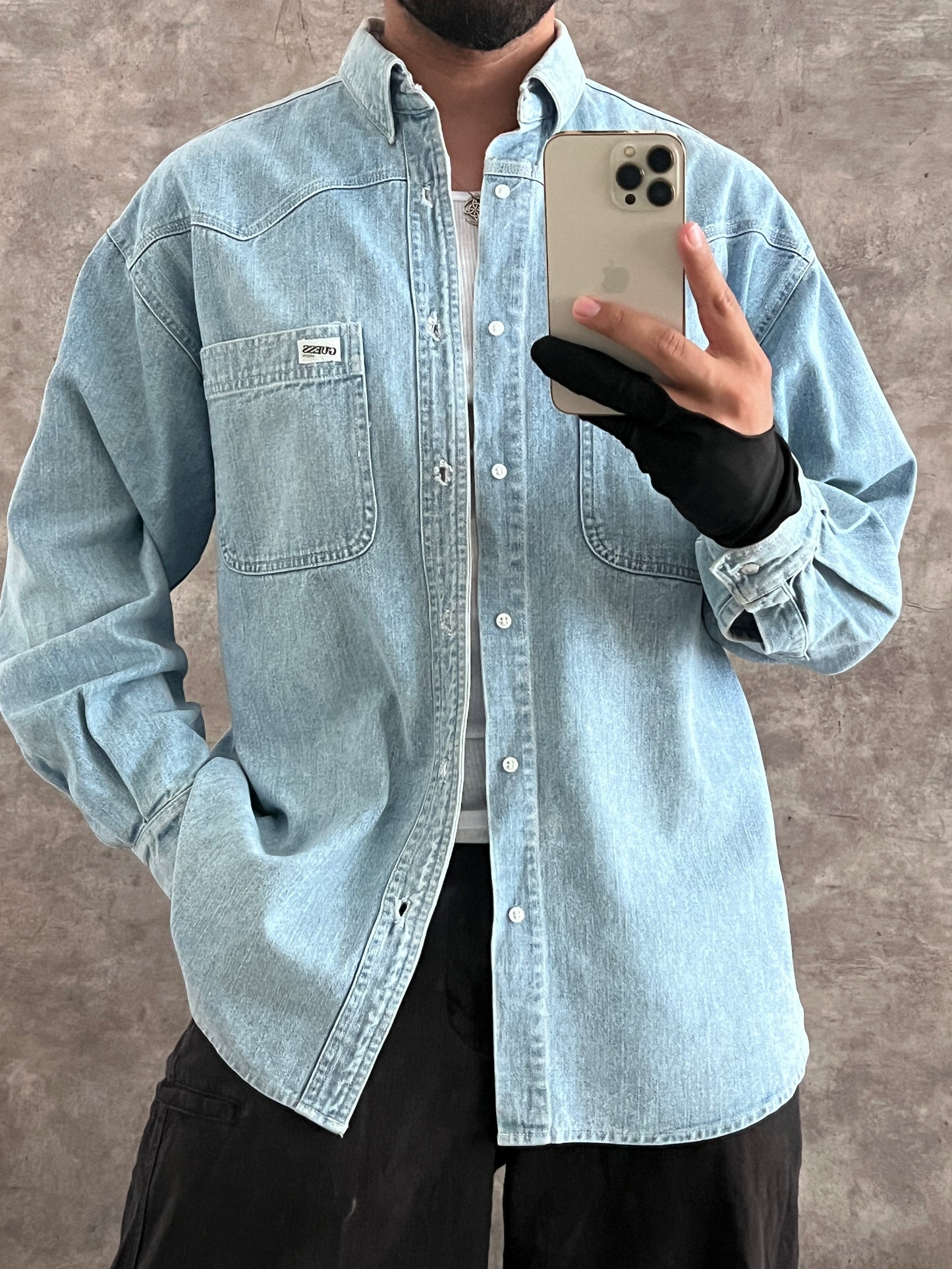 COWBOW SHIRT GUESS (M)