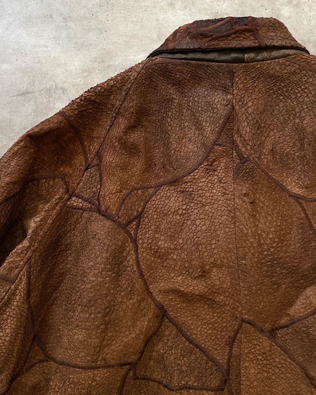 SERPENT LEATHER JACKET (M)