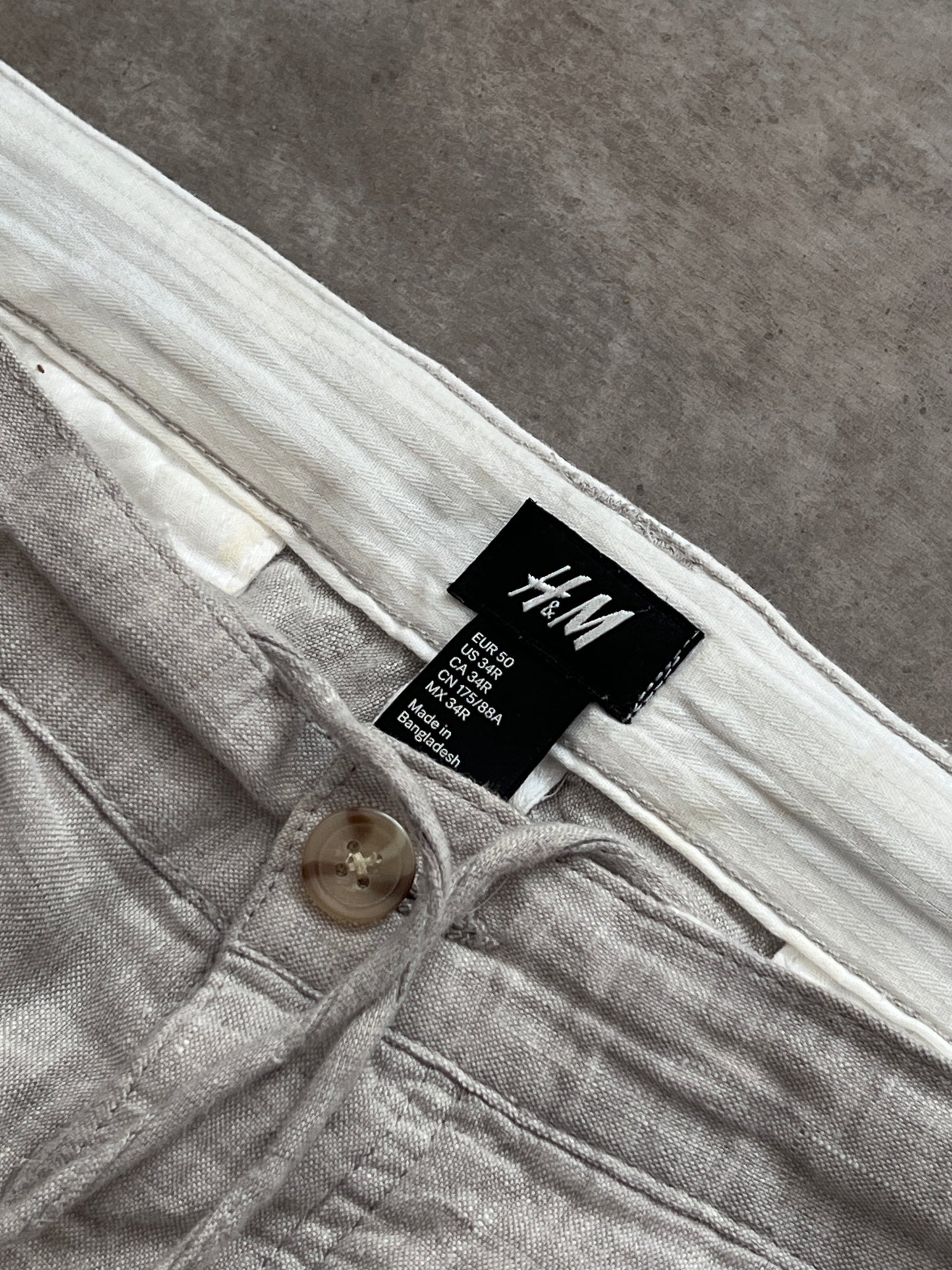 Pantalon de Lino H&M (34)