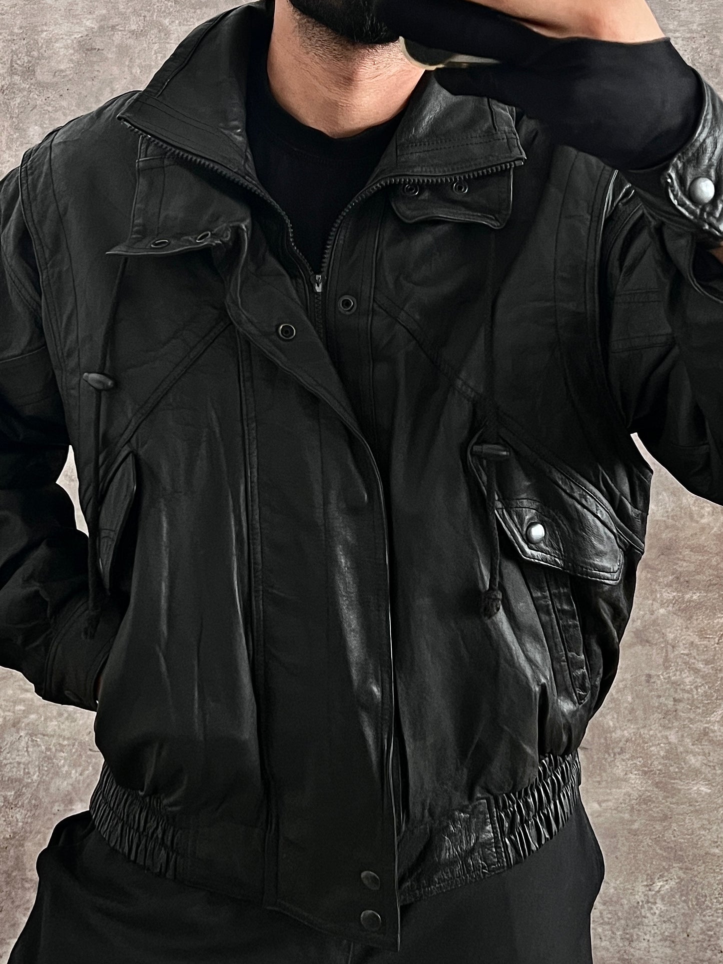 Leather Double Jacket (M)