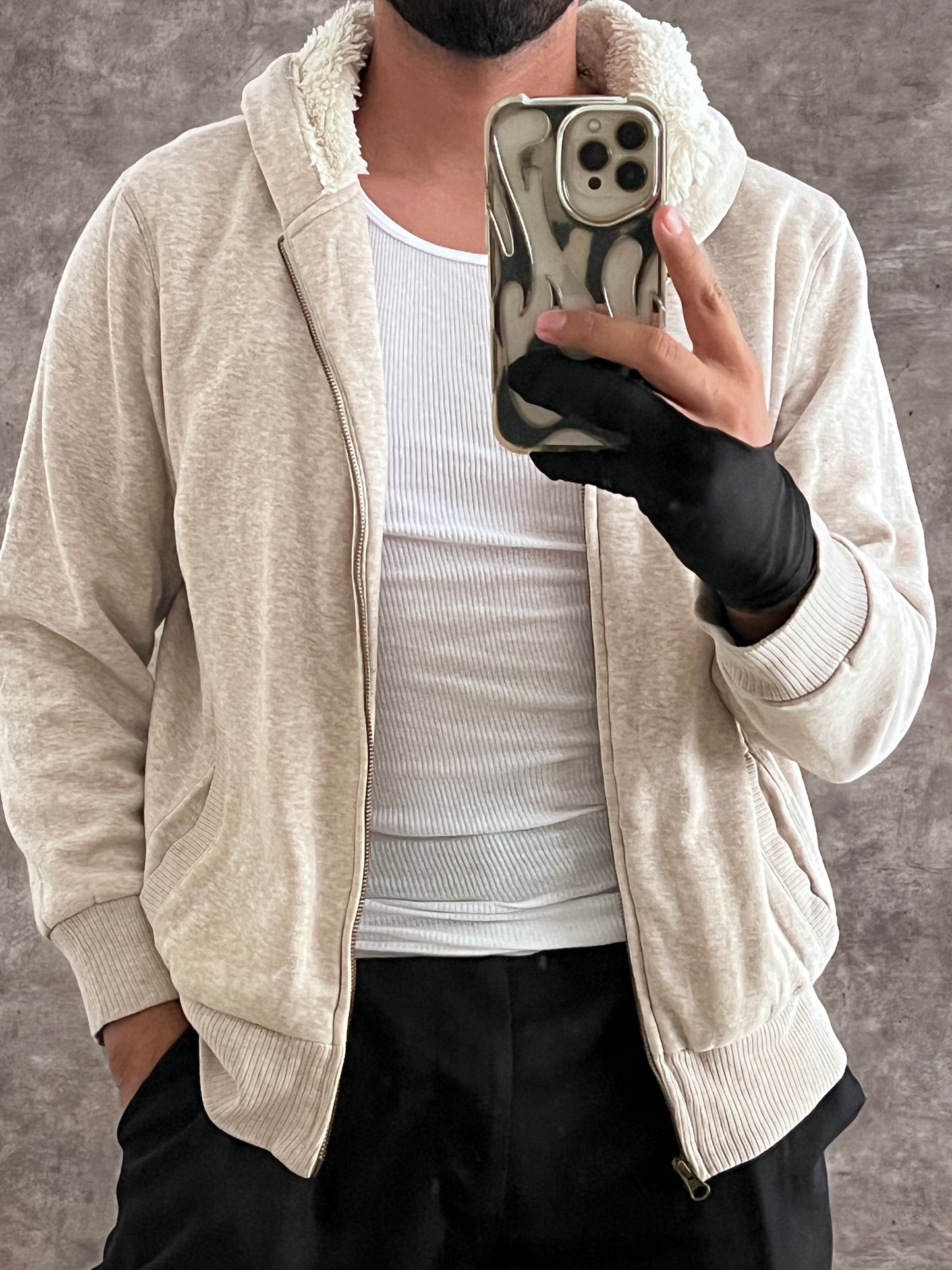 Sudadera aborregada (S)