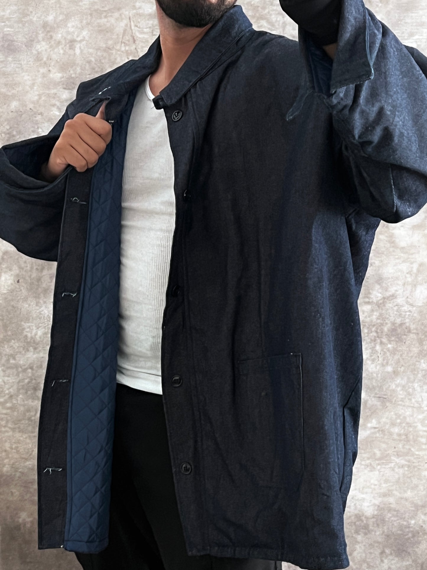 Gabardina de mezclilla (4XL)