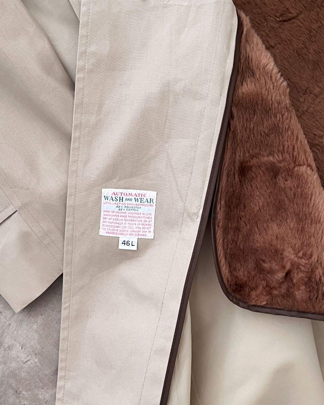 GABARDINA CLASSY FORRO INT (XL)