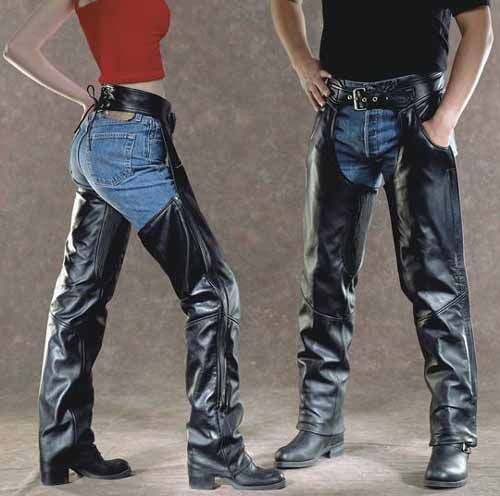COWBOY CLUB LEATHER CHAPS (L)