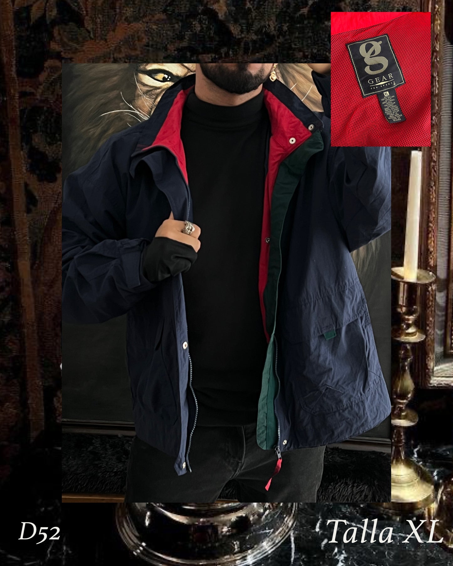 Retro windbreaker (XL)