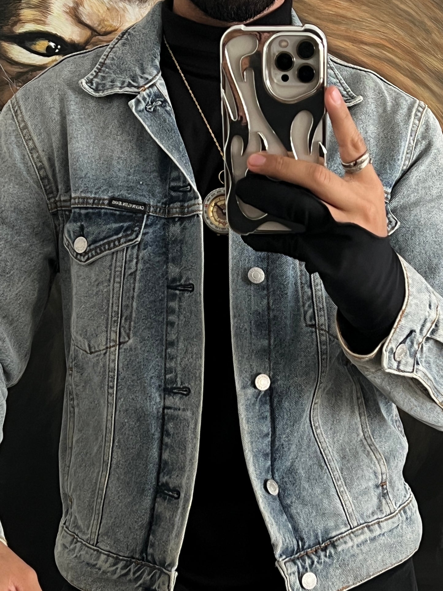 Denim jacket CK (S)