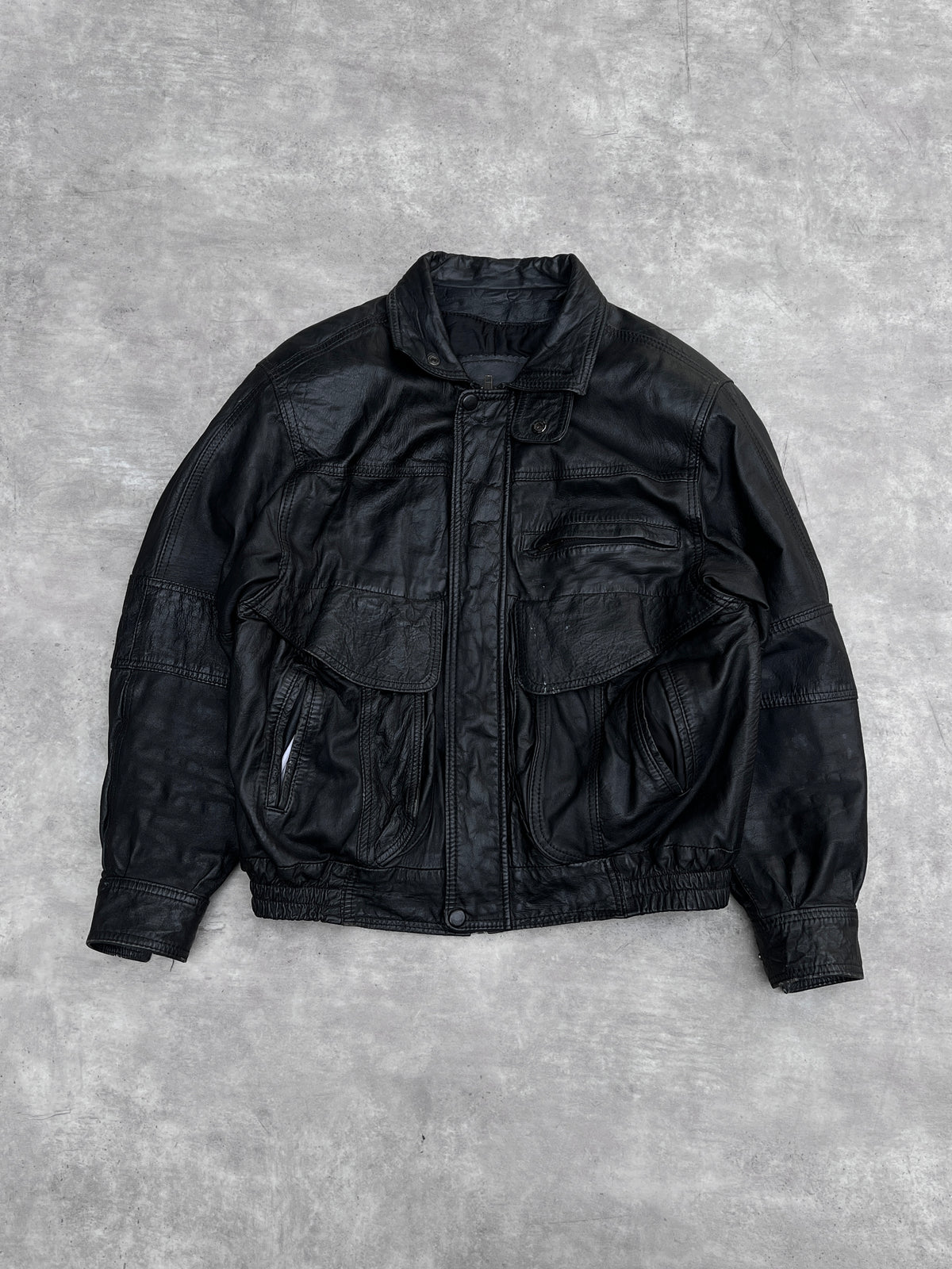 Black Leather Jacket (S)
