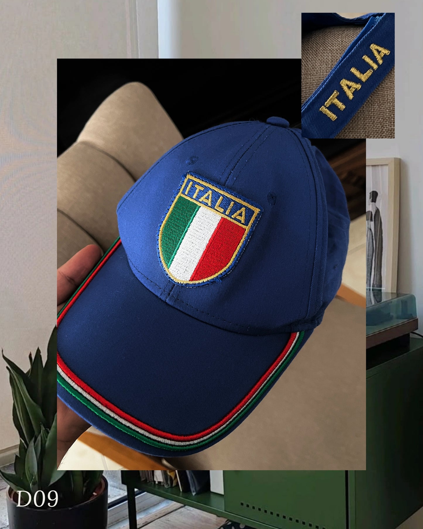 Gorra retro de Italia