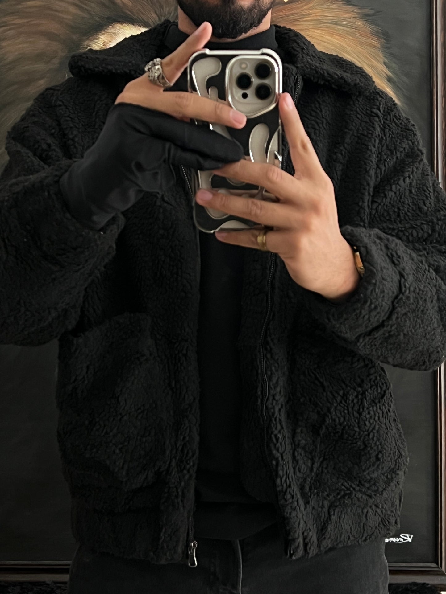 Sherpa jacket (S)