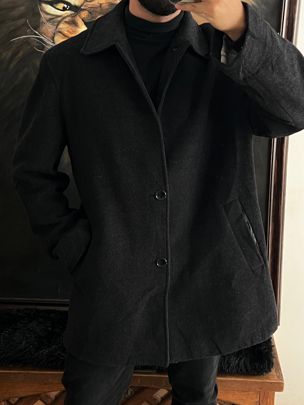 Wool Coat (L)
