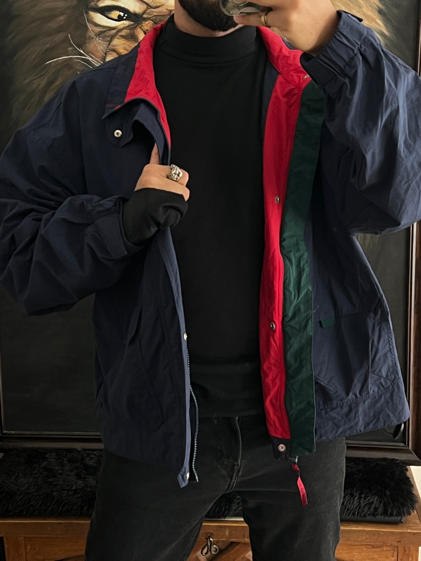 Retro windbreaker (XL)