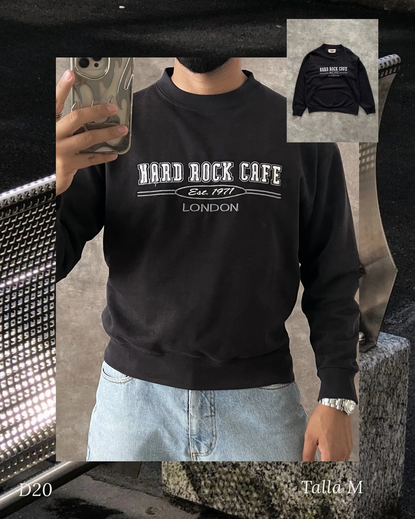Vintage Hard Rock Cafe Crewneck (S)