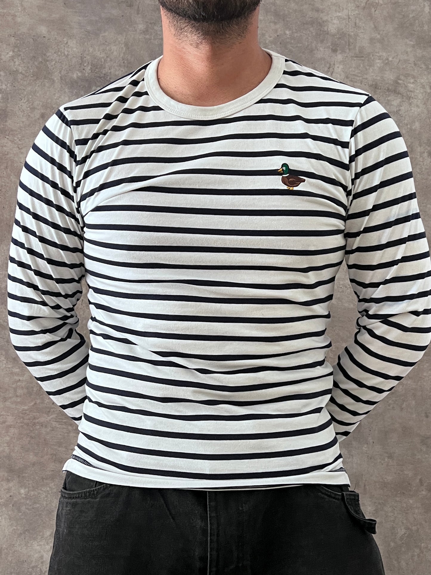 DUCK STRIPED LONGSLEEVE (M)