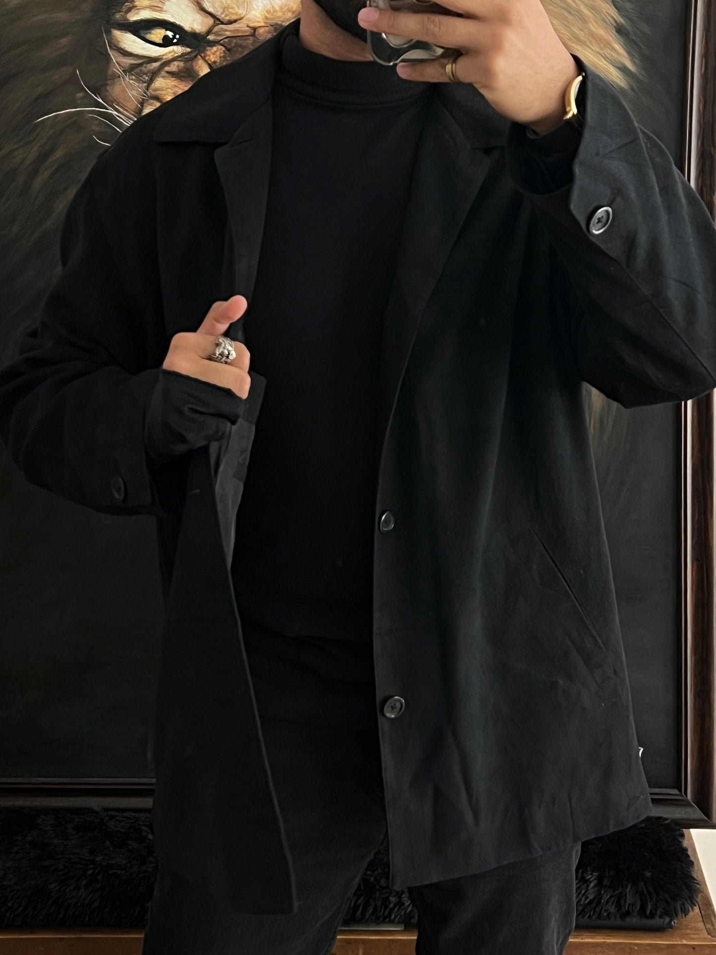 Gabardina black (L)