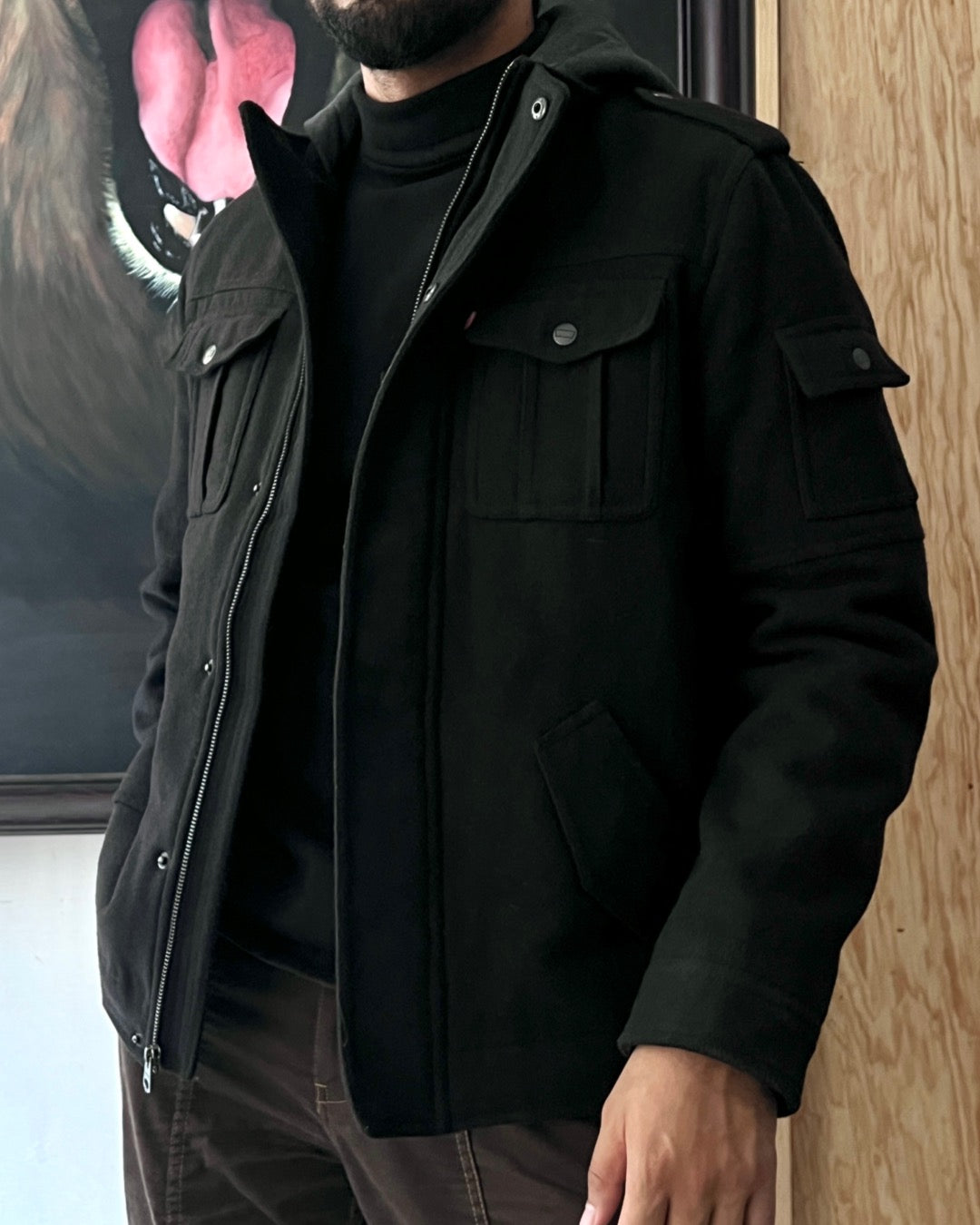 Levis Faux Wool Jacket (M)
