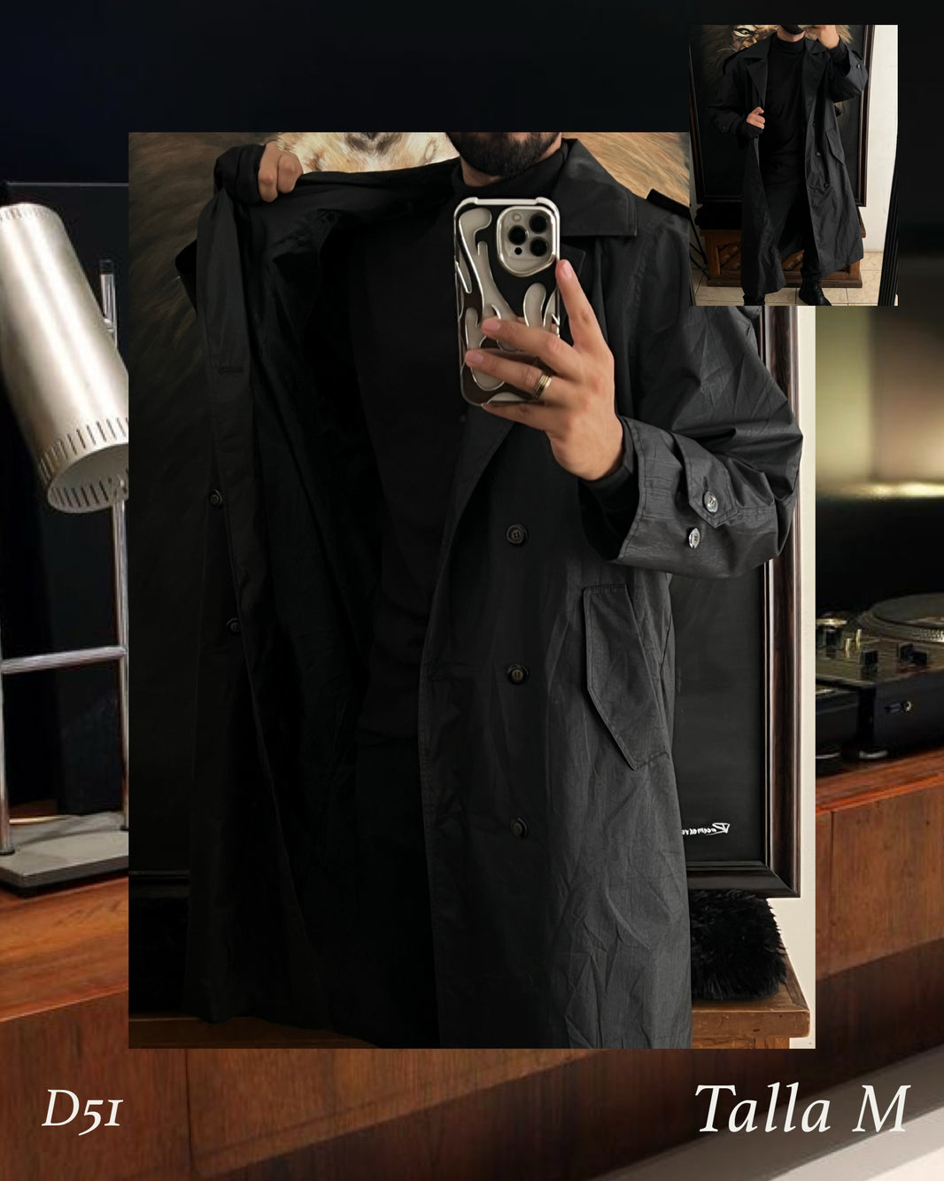 Ultra gabardina black (M)