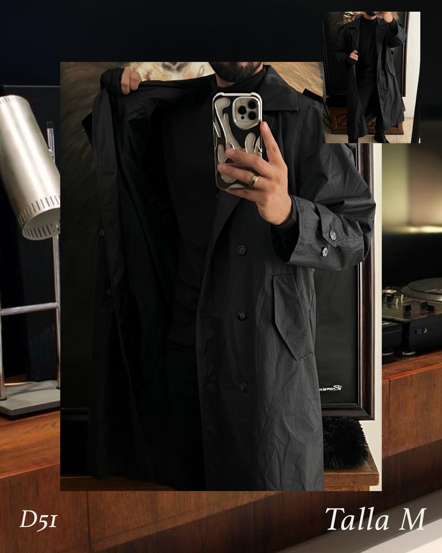 Ultra gabardina black (M)