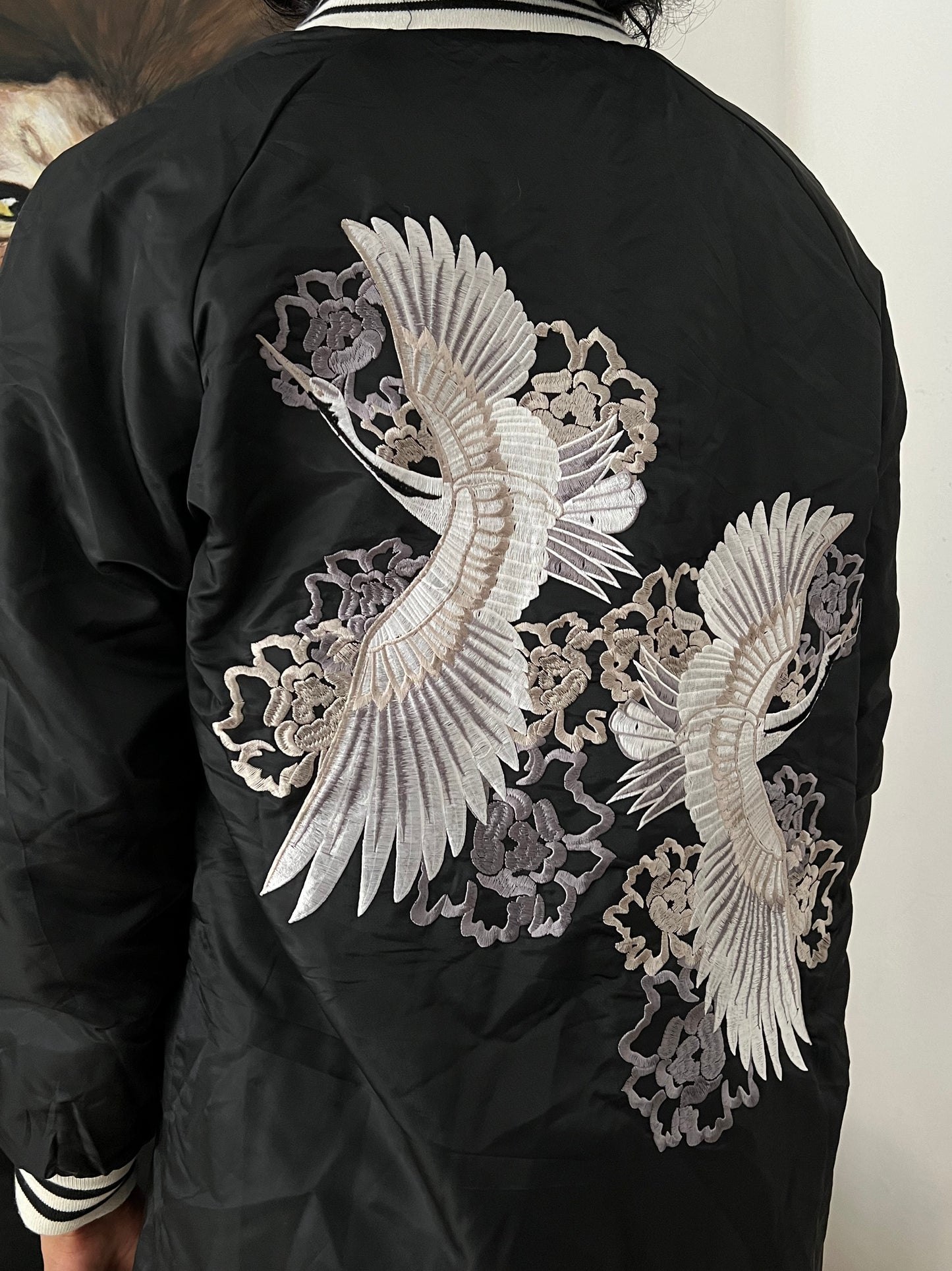 Chamarra tipo japonesa. (tipo Kimono)