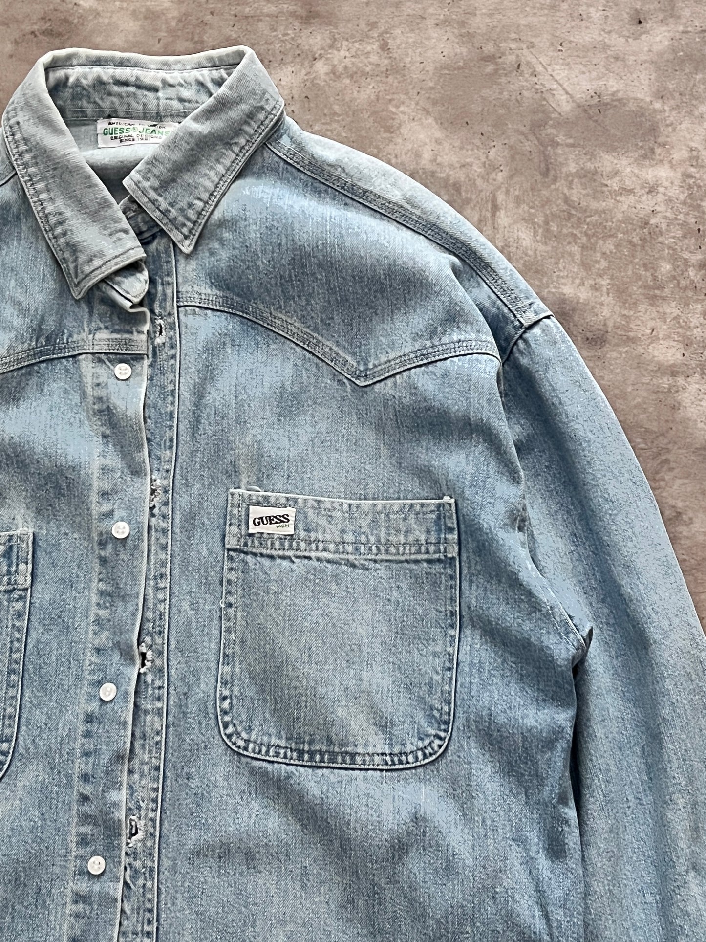 COWBOW SHIRT GUESS (M)