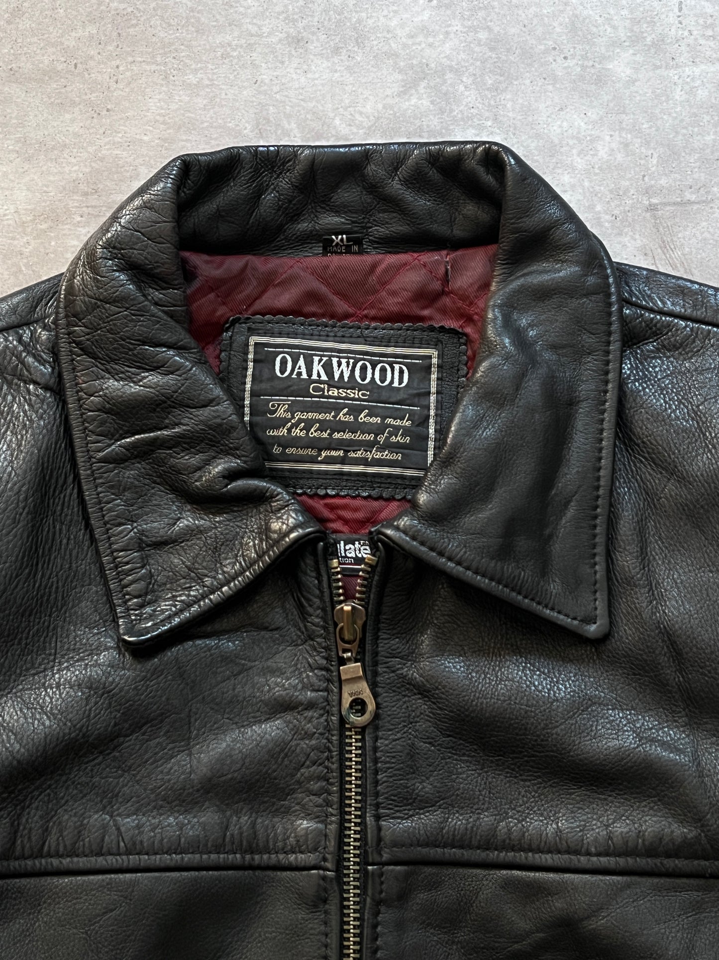 HUNTER LEATHER JACKET (XL)