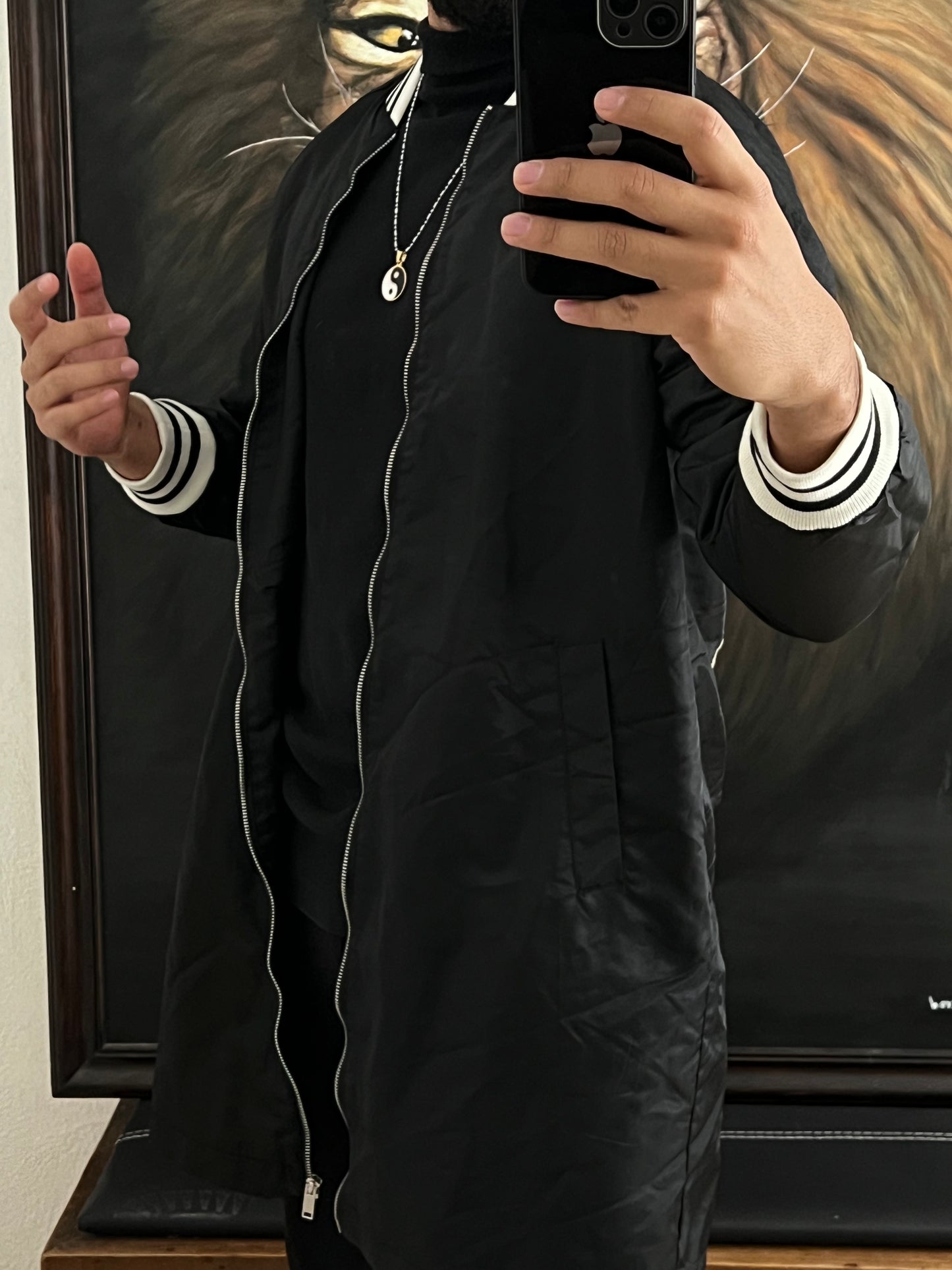 Chamarra tipo japonesa. (tipo Kimono)