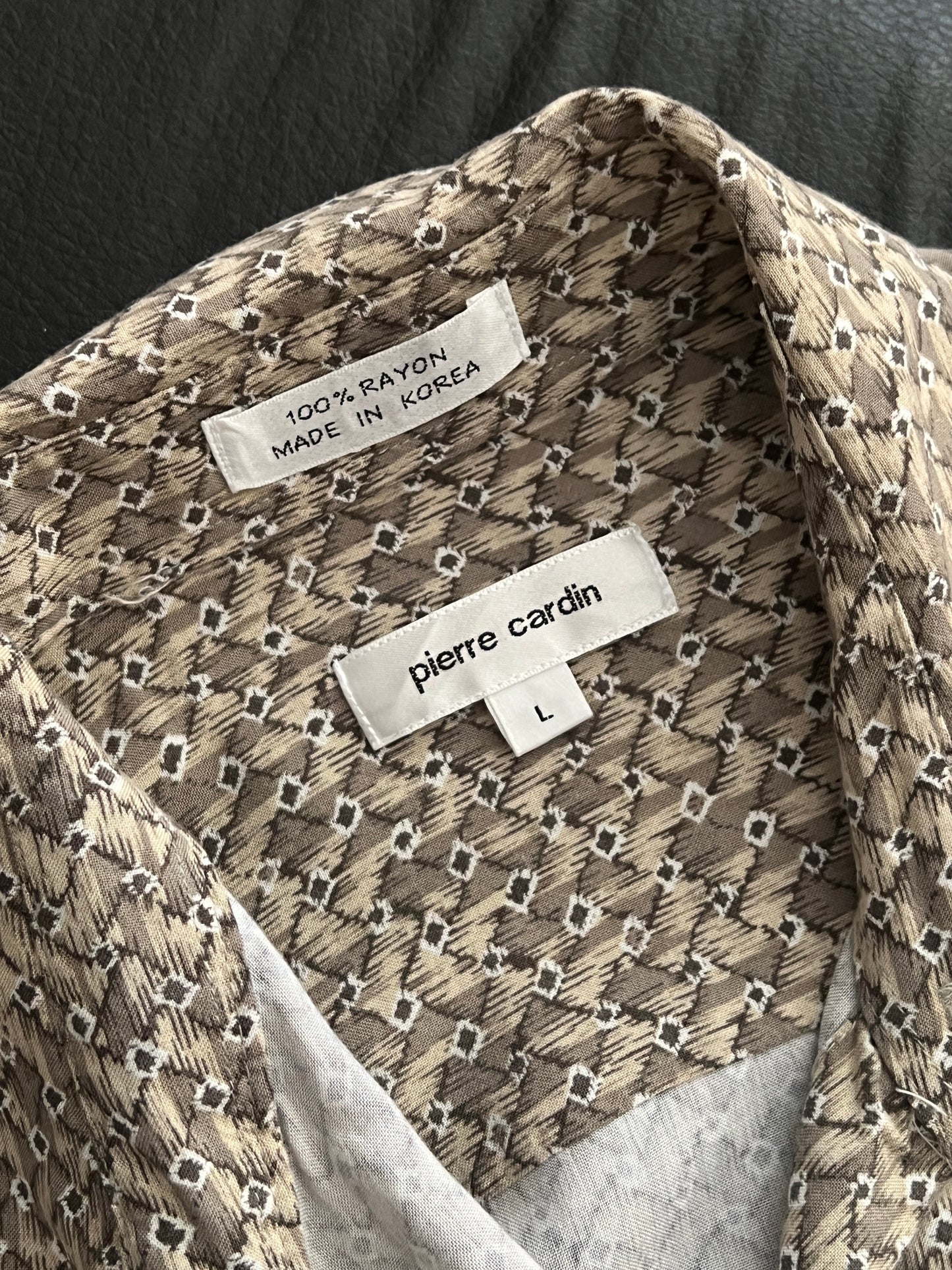 PIERRE CARDIN SLEEVE SHIRT (L)