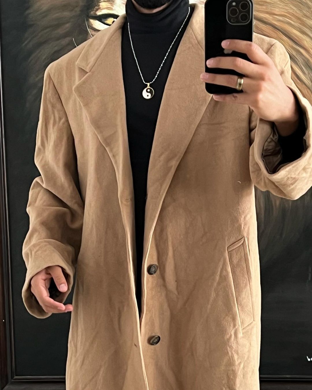 Abrigo Gabardina Talla XL