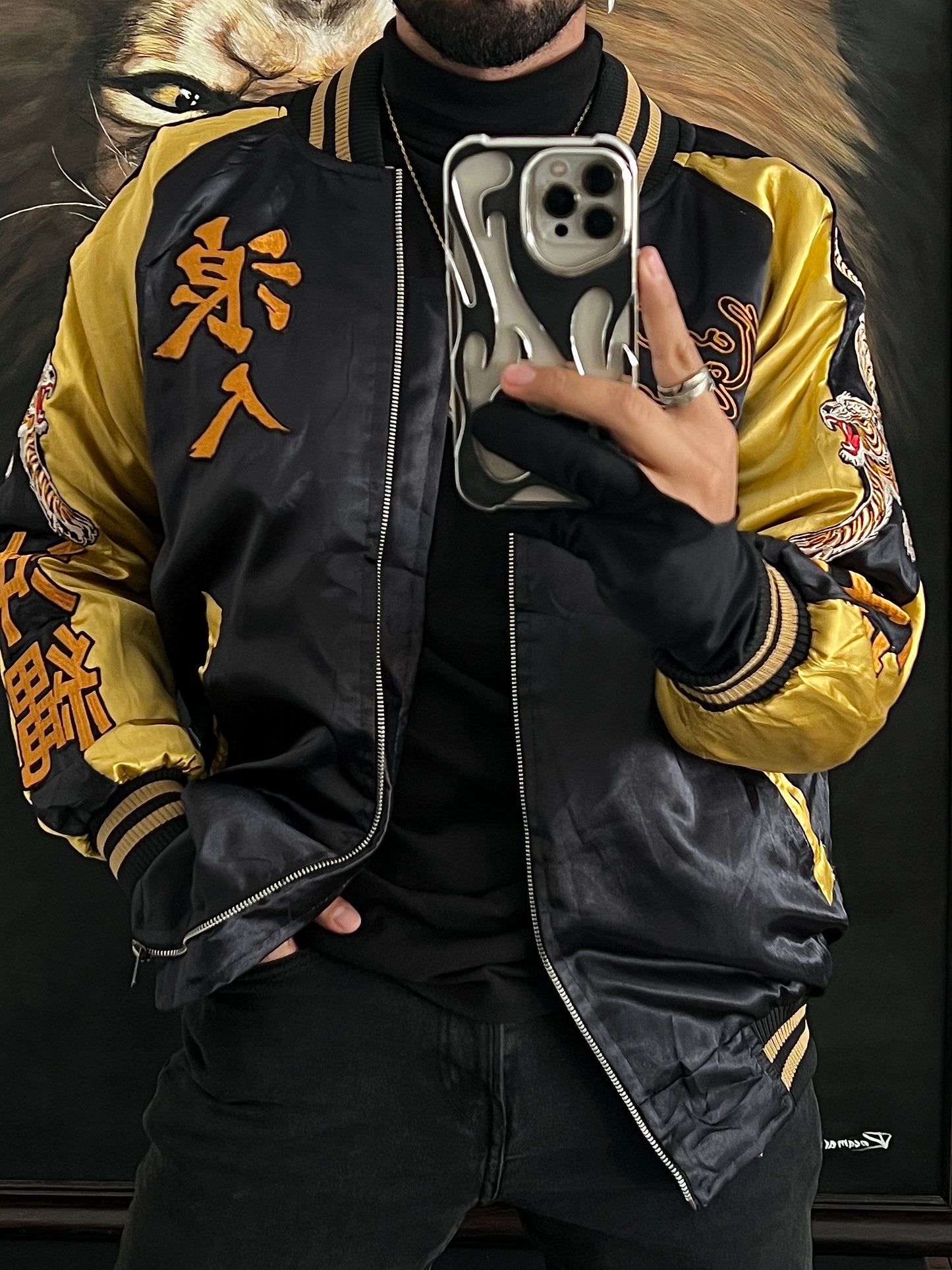 Bomber jacket (M) 🐅 Japonesa