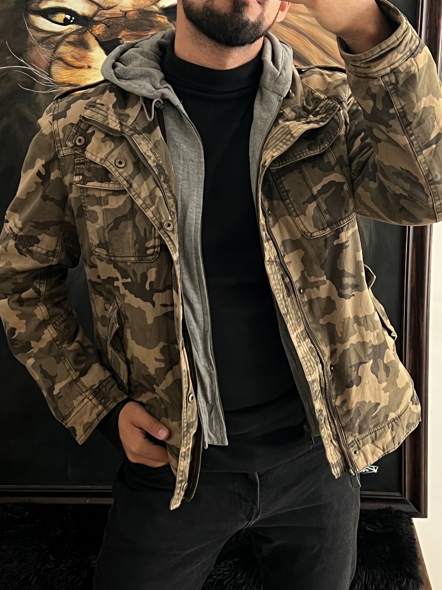 Levi's jacket camuflaje (M)