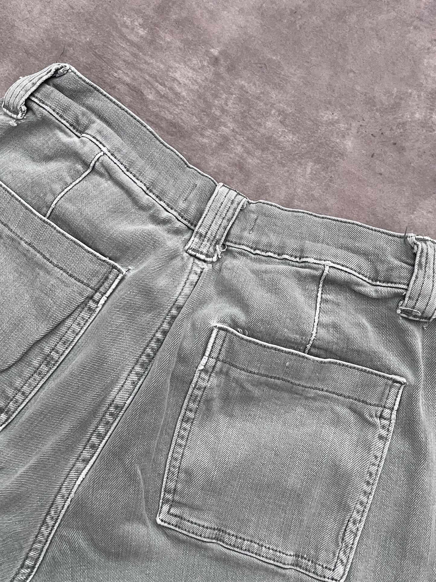 VERVET DENIM CARGO PANTS (30)