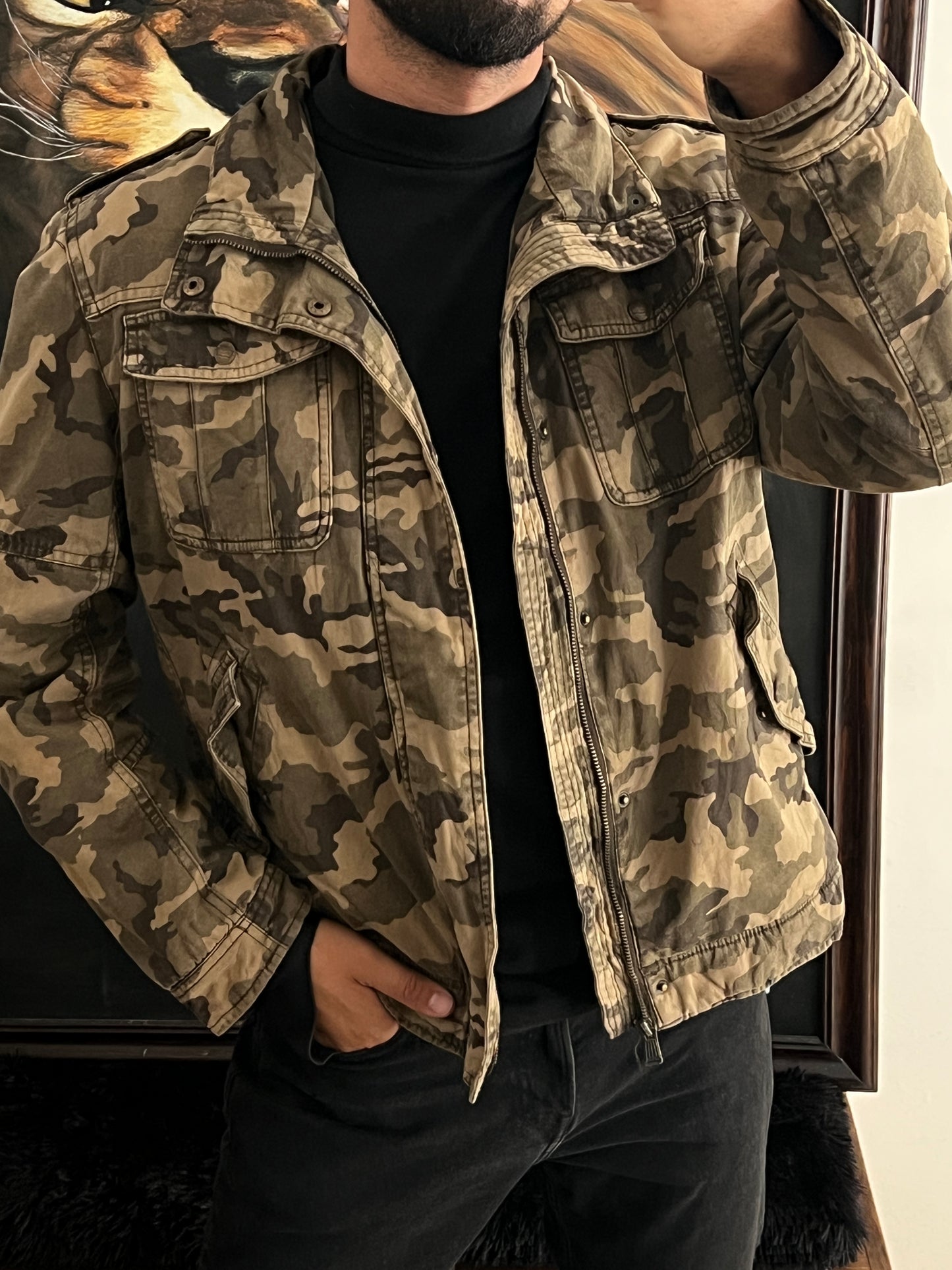 Levi's jacket camuflaje (M)