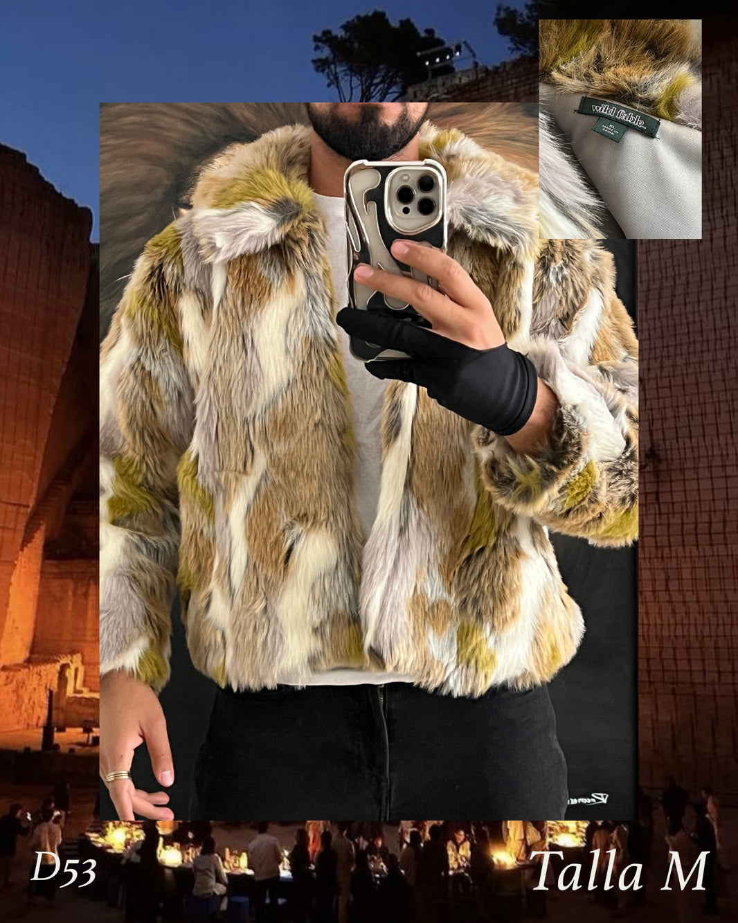 Joya de faux fur (M)