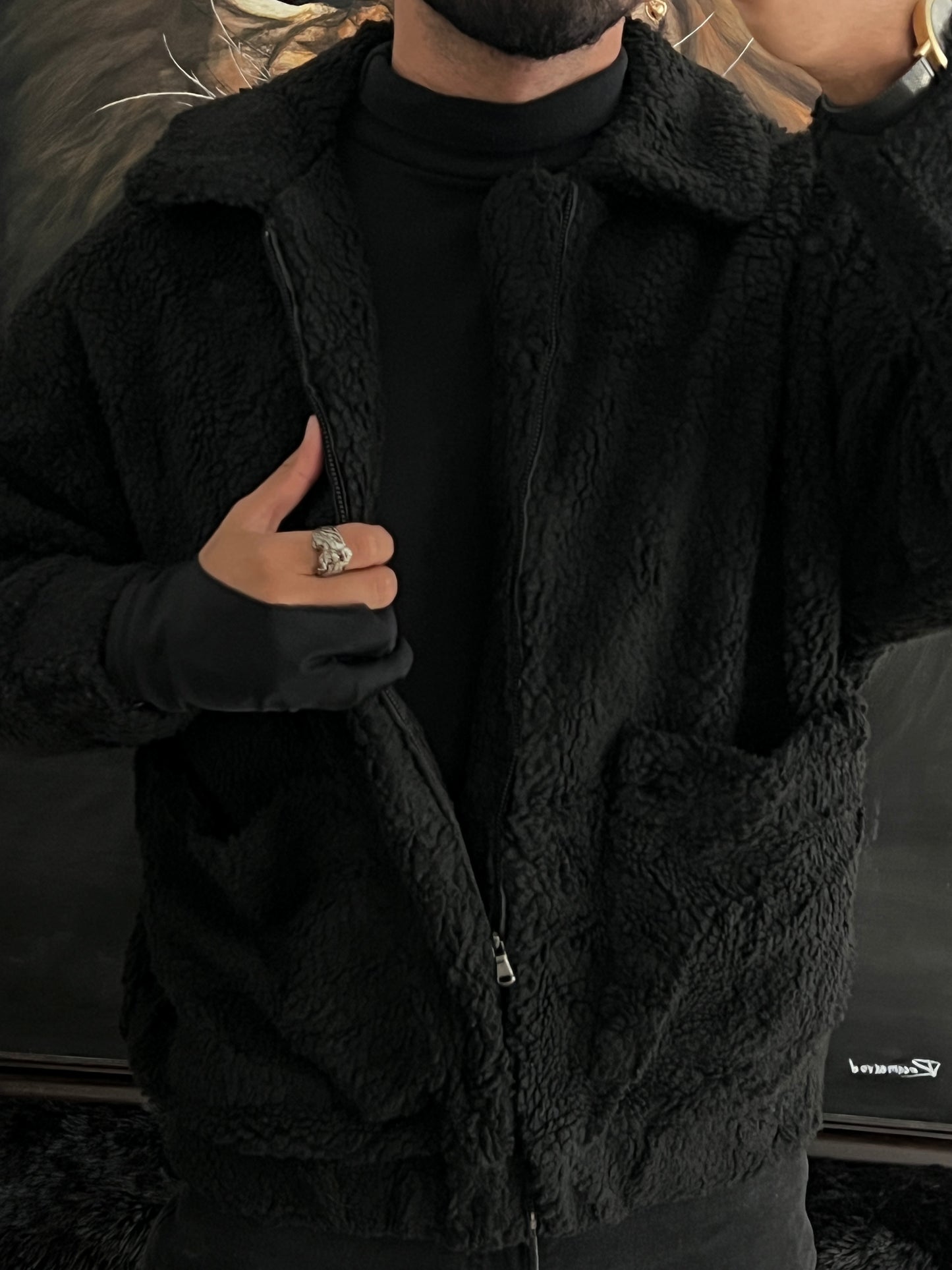 Sherpa jacket (S)