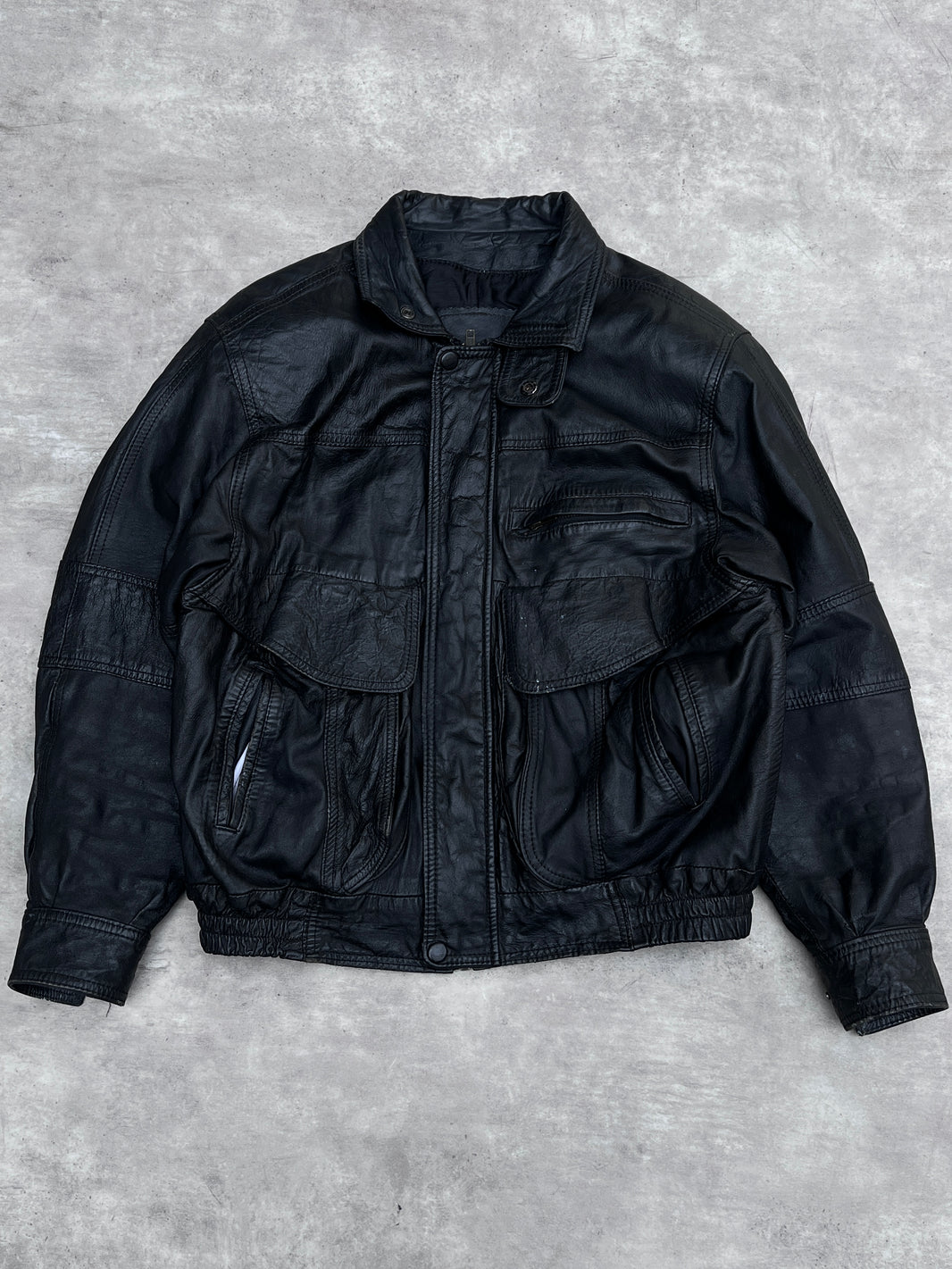 Black Leather Jacket (S)