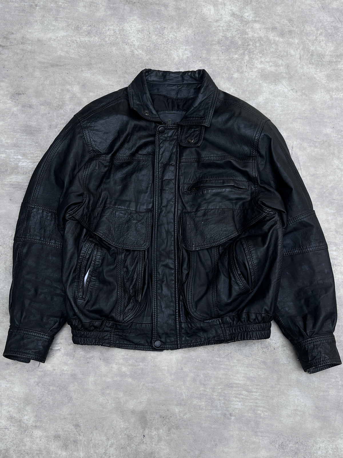 Black Leather Jacket (S)