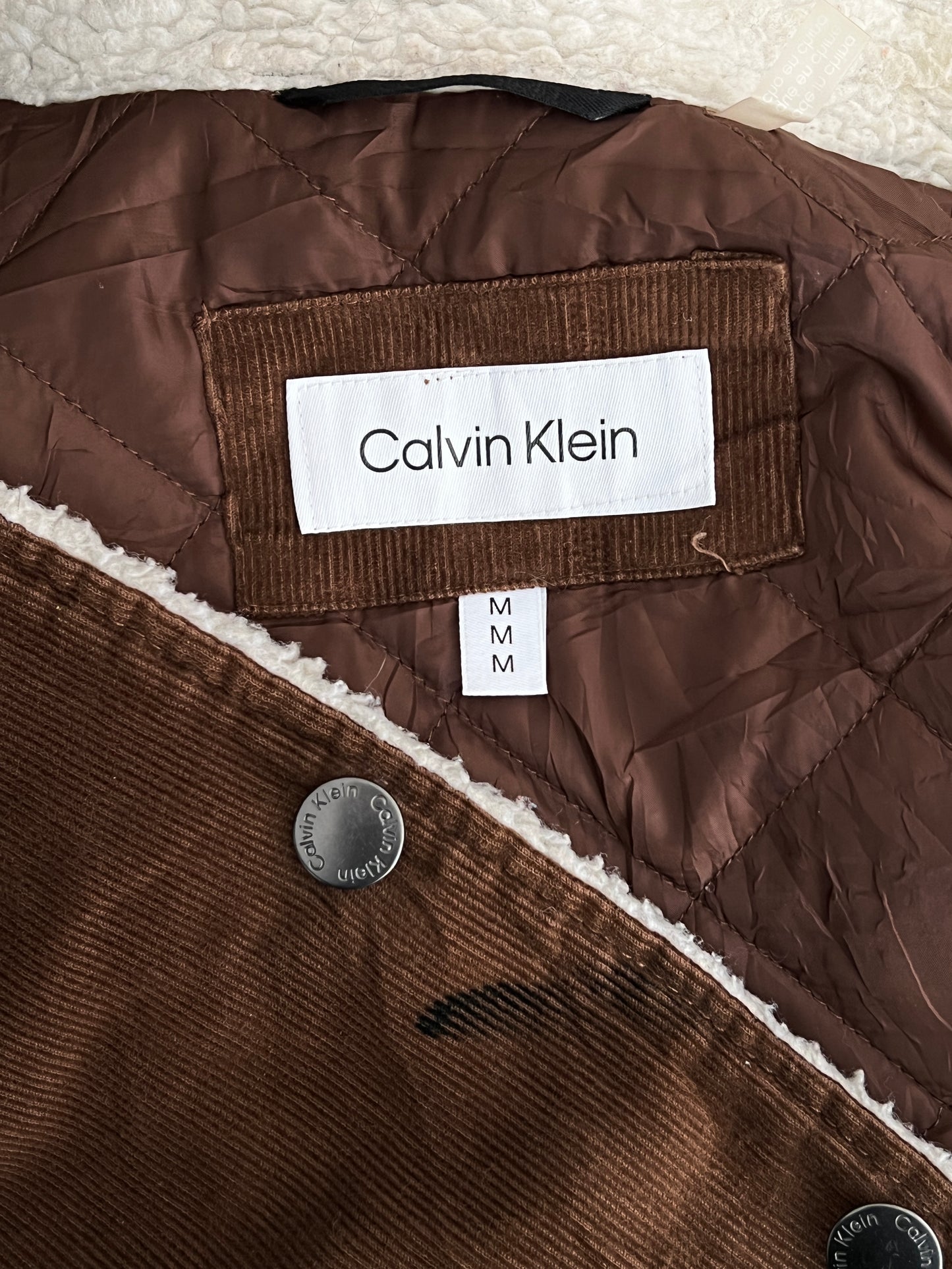 Sherpa jacket Calvin Klein (M)