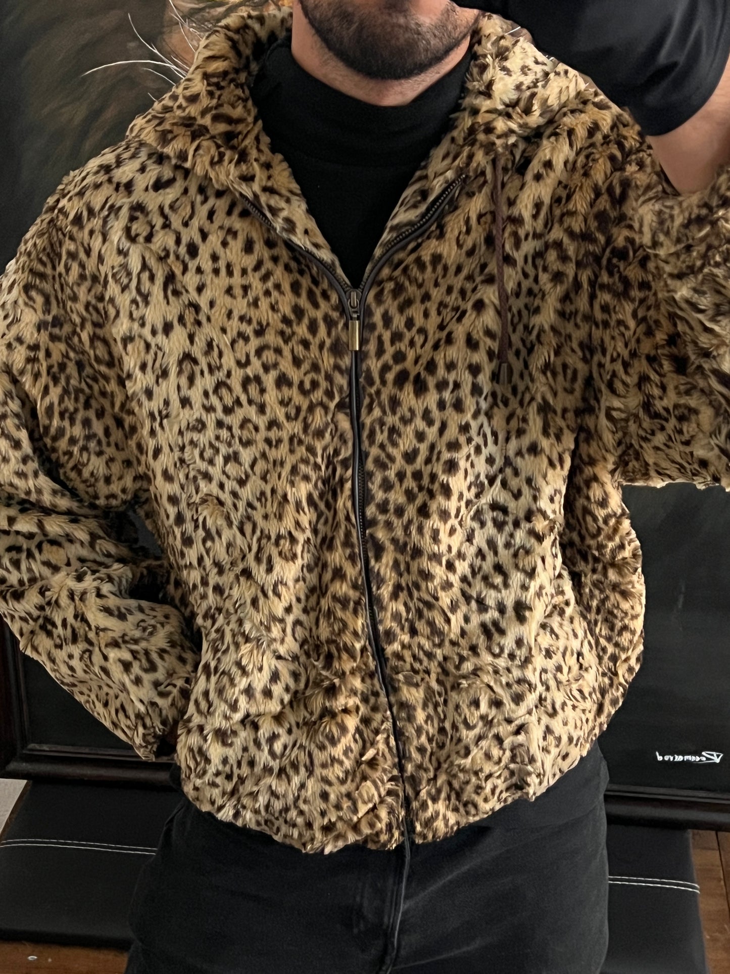 Chamarra Animal Print 🐆 talla M