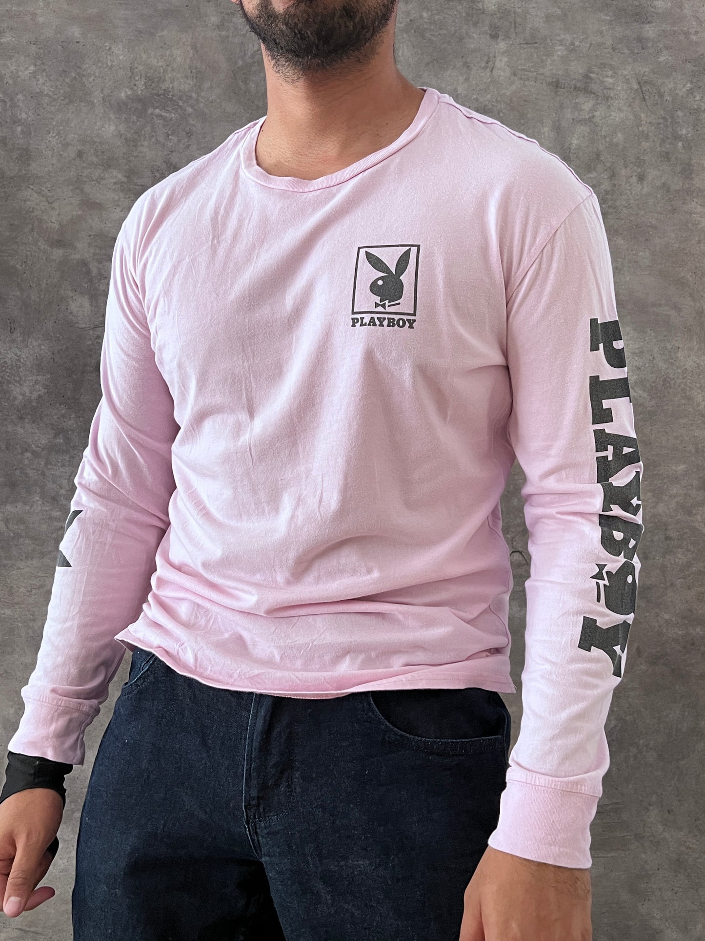 PLAYBOY PINK LONGSLEEVE (M)