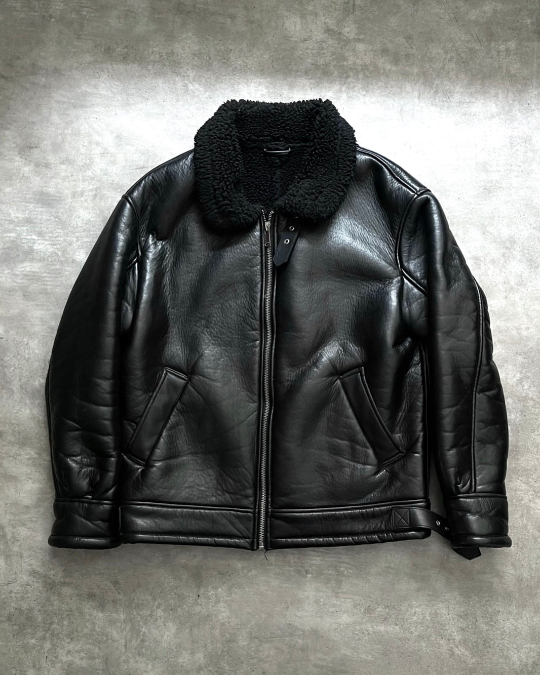 ZARA FAUX LEATHER JACKET (XL)
