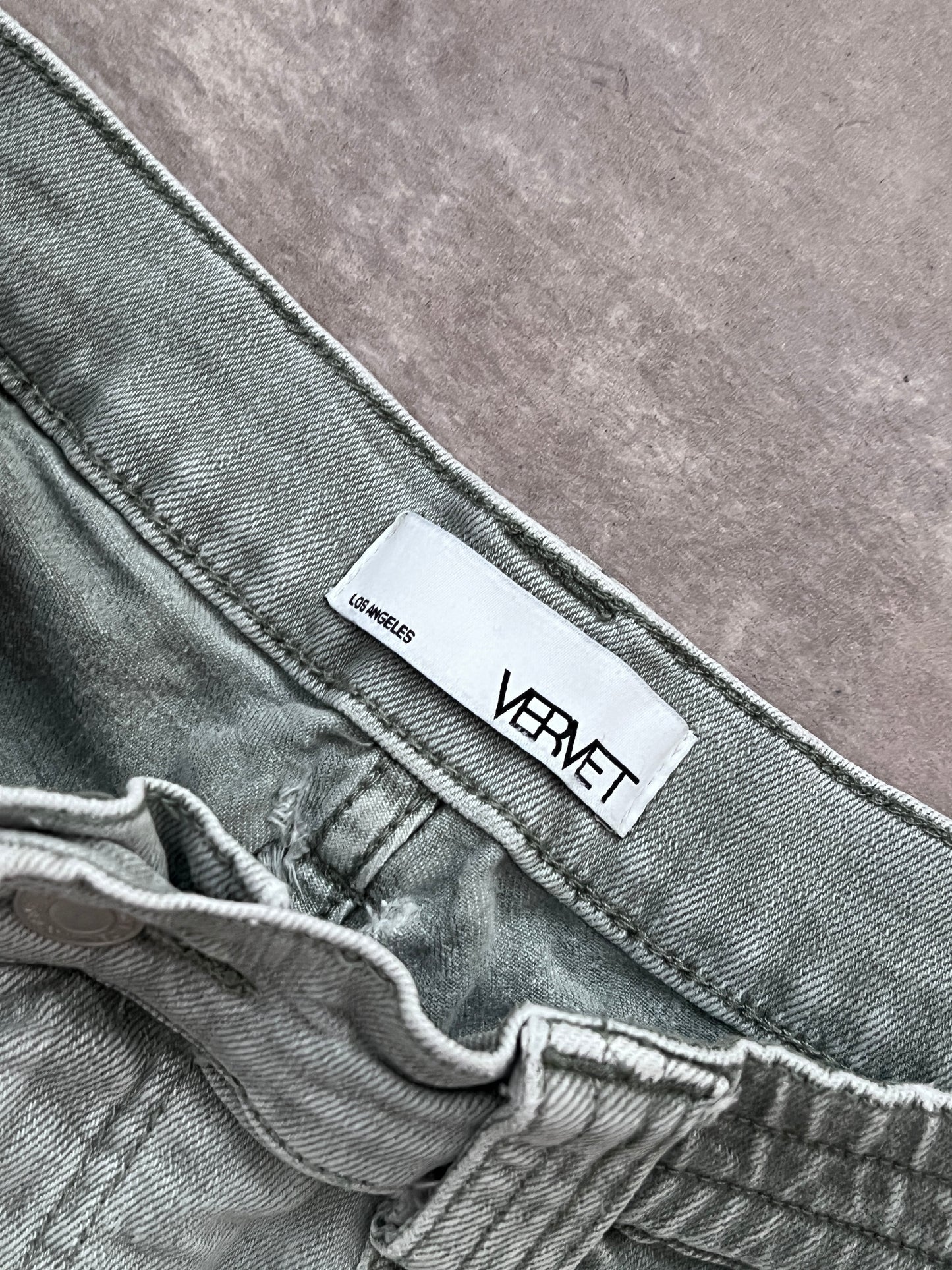 VERVET DENIM CARGO PANTS (30)