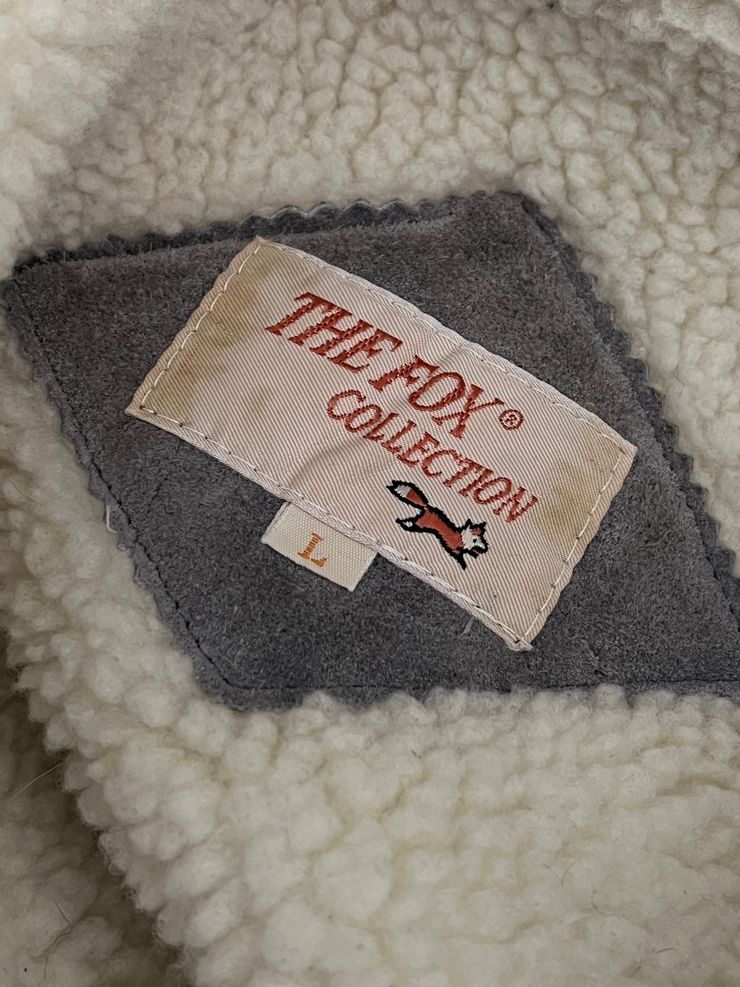 Bomber Leather Jacket Sherpa (L)