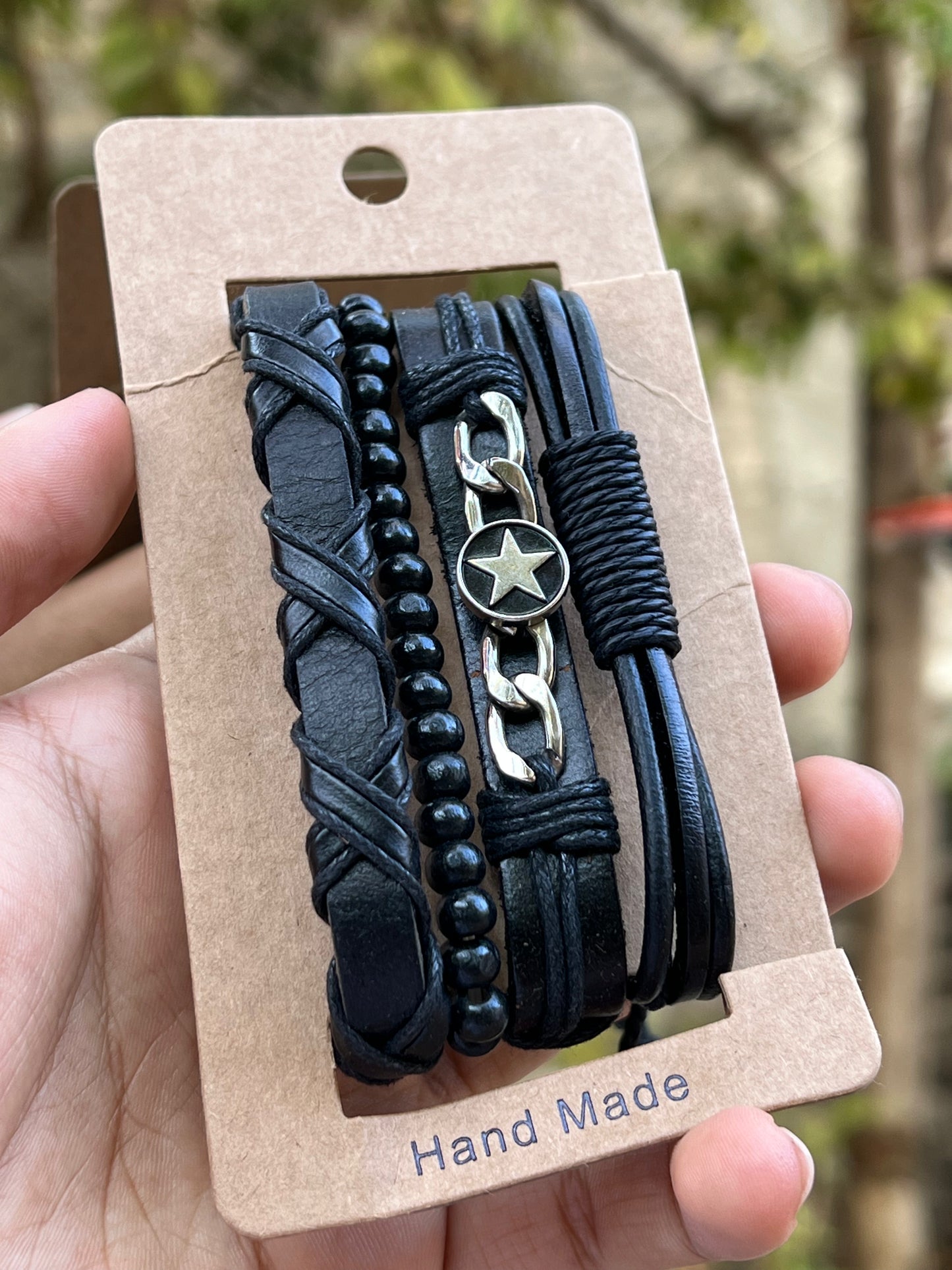 Set de 4 pulseras! Hand made