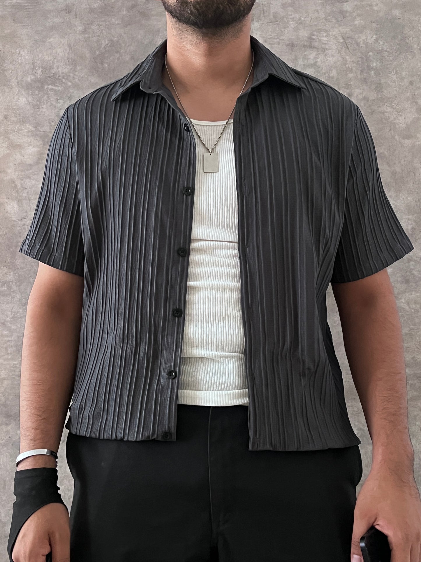 CROPPED GRAY SHIRT (S)