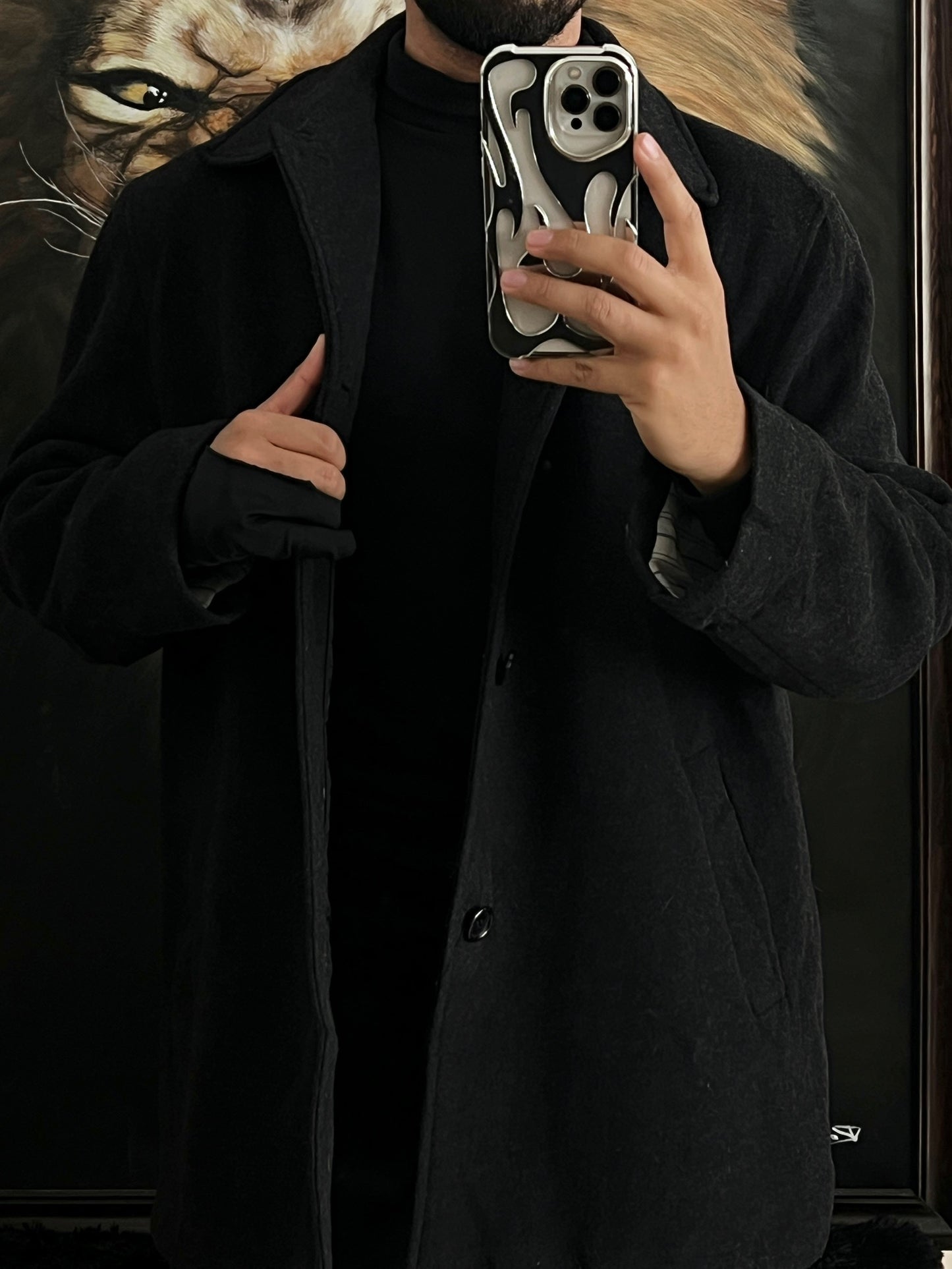 Wool Coat (L)