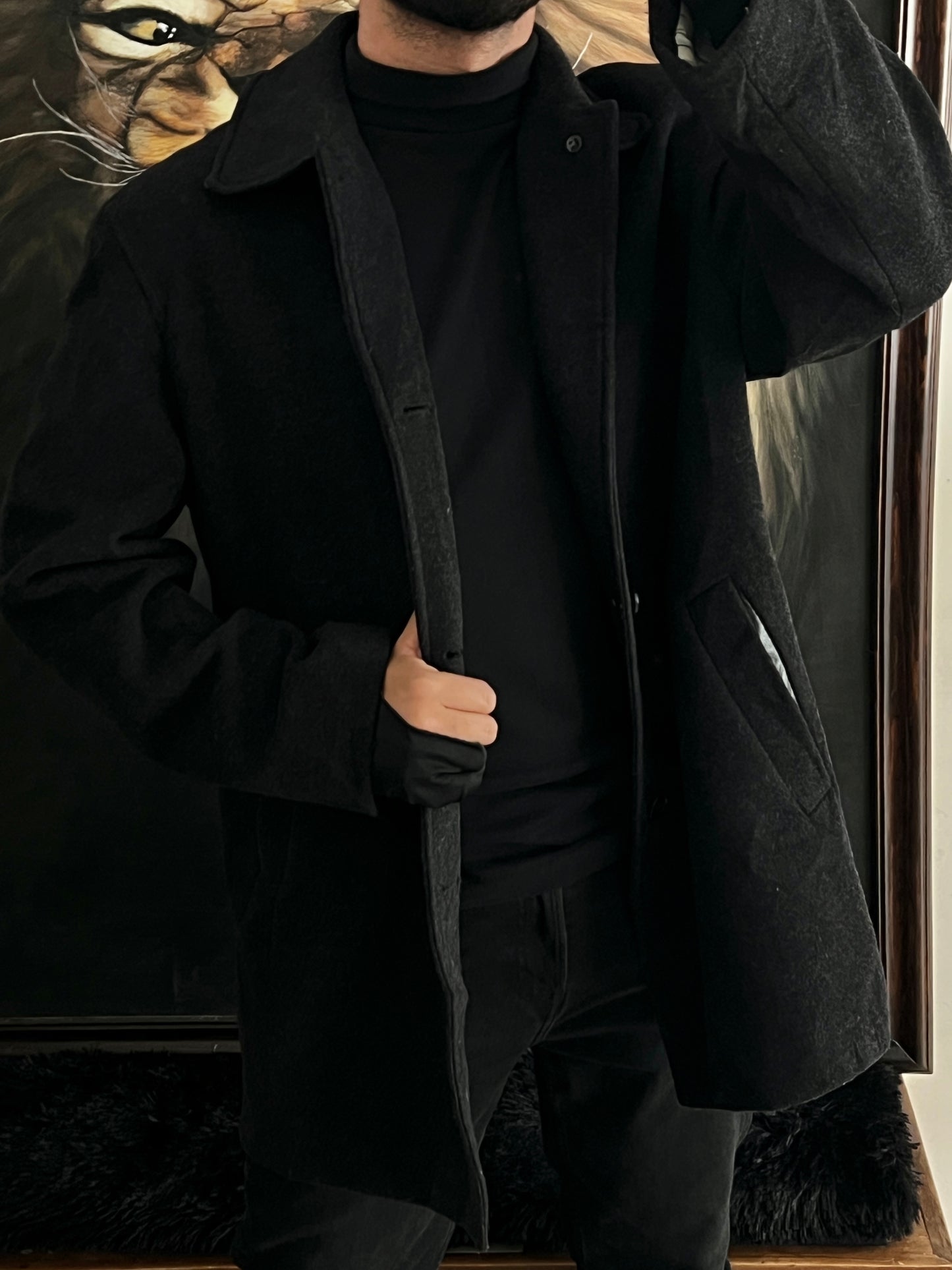 Wool Coat (L)
